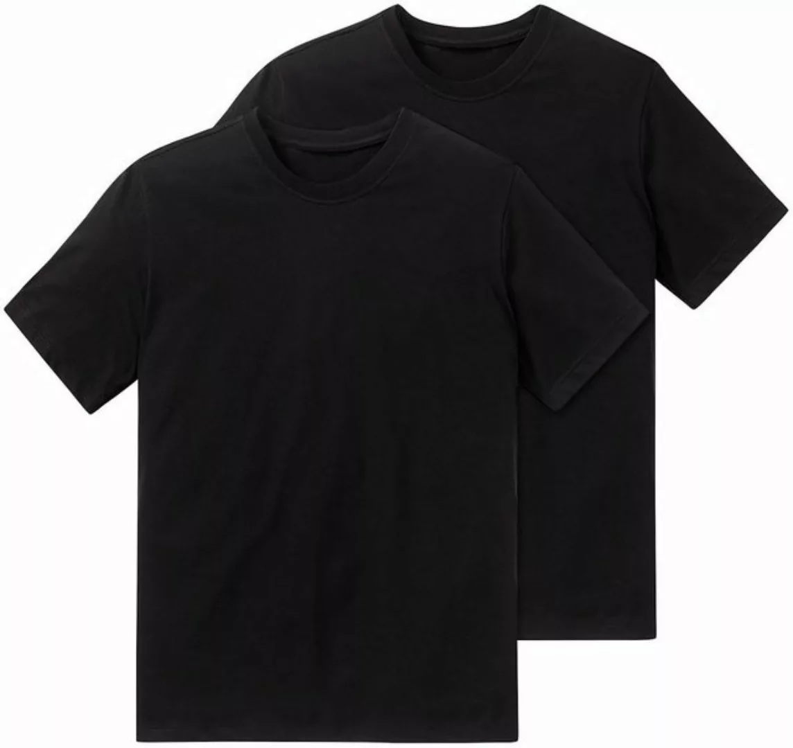Schiesser T-Shirt "Essentials" (2er-Pack) mit Rundhalsausschnitt günstig online kaufen