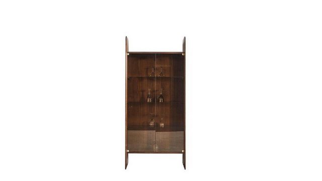 JVmoebel Vitrine Vitrine Luxus Schrank Holz Stil Braun Glas Neu Schränke Gl günstig online kaufen