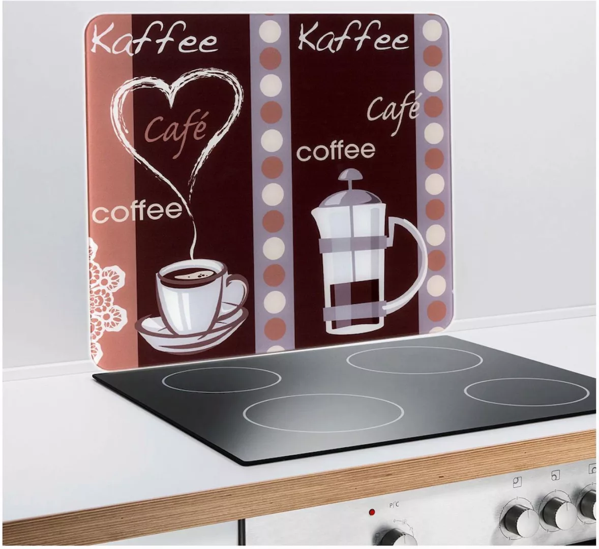 WENKO Schneide- und Abdeckplatte "Kaffeeduft", (1 tlg.), mobile Arbeitsfläc günstig online kaufen