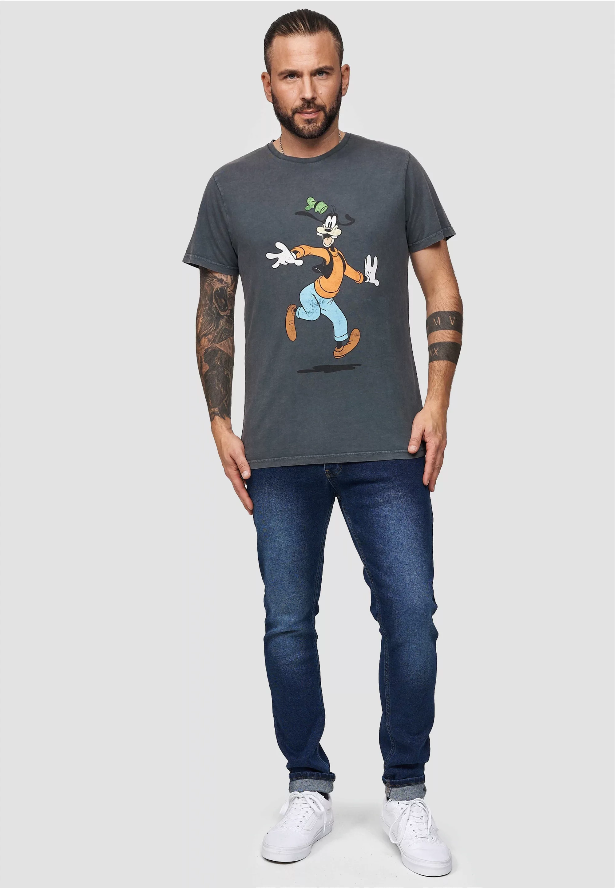 Recovered T-Shirt "Disney Excited Goofy", im lockeren Schnitt günstig online kaufen