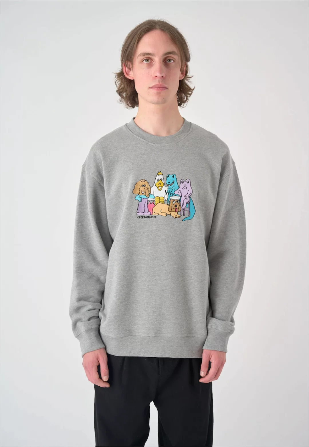 Cleptomanicx Sweatshirt "The Gang", mit lockerem Schnitt günstig online kaufen