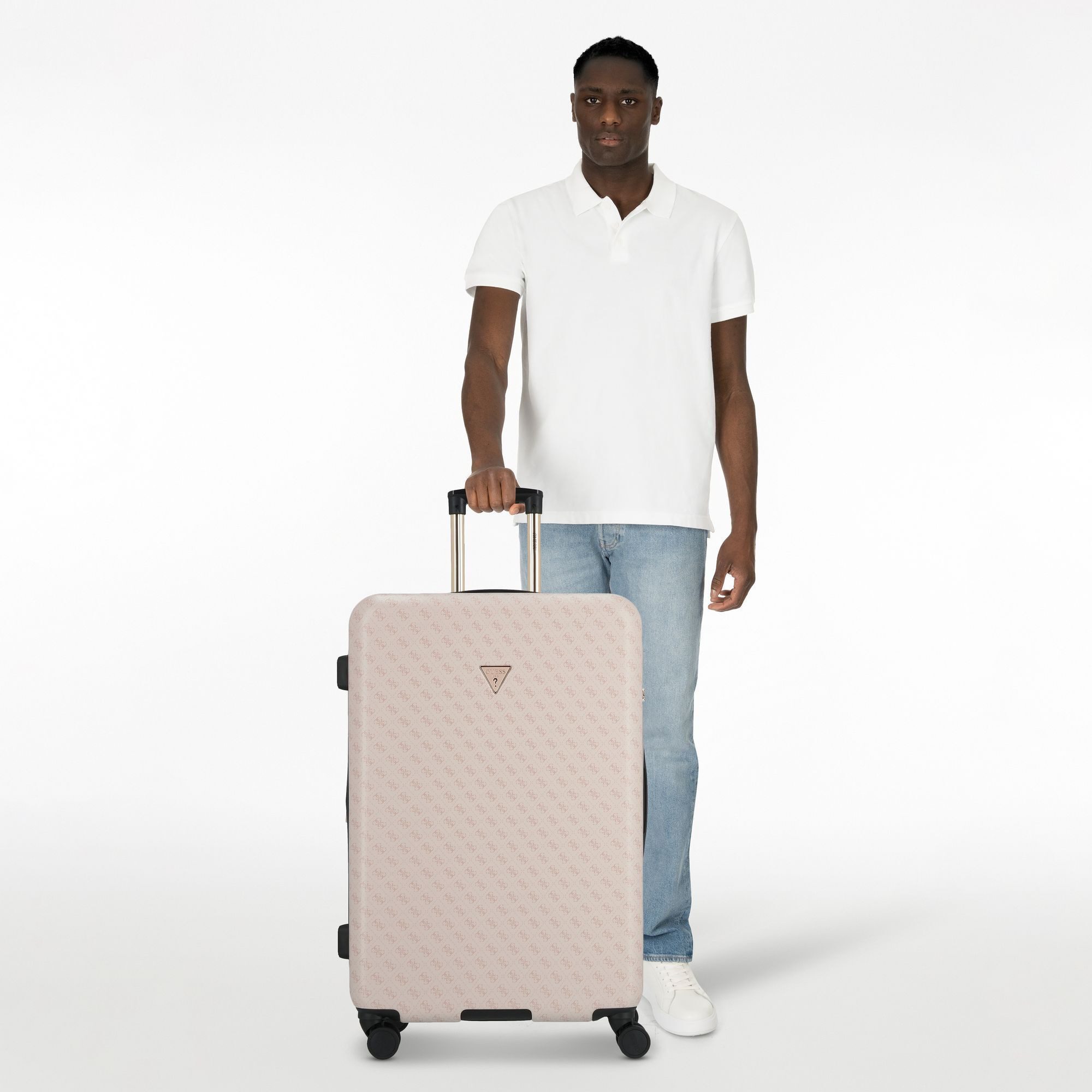 Guess Hartschalen-Trolley Jesco, 4 Rollen, ABS günstig online kaufen