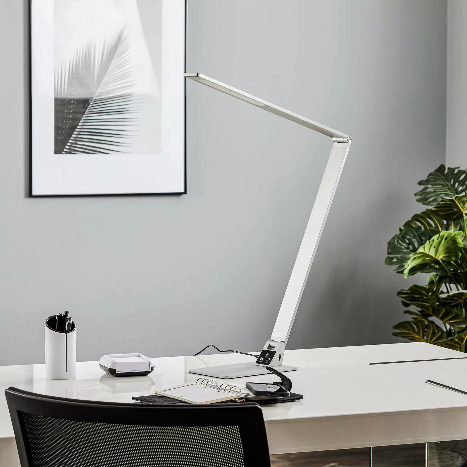 Flache LED-Schreibtischleuchte Wasp aus Aluminium günstig online kaufen