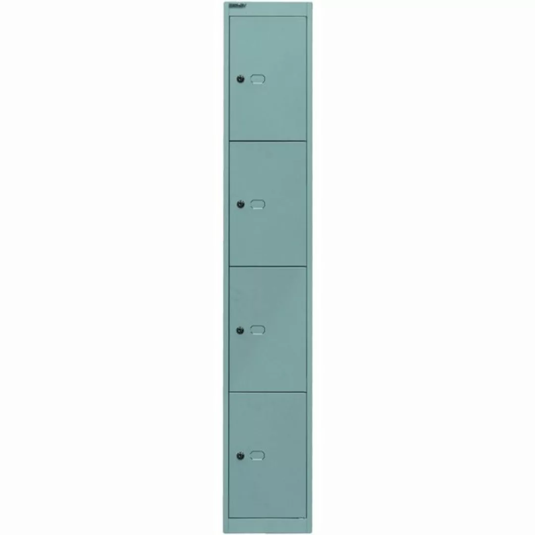 Bisley Garderobenschrank Garderobenschrank 4 Fächer silver. günstig online kaufen