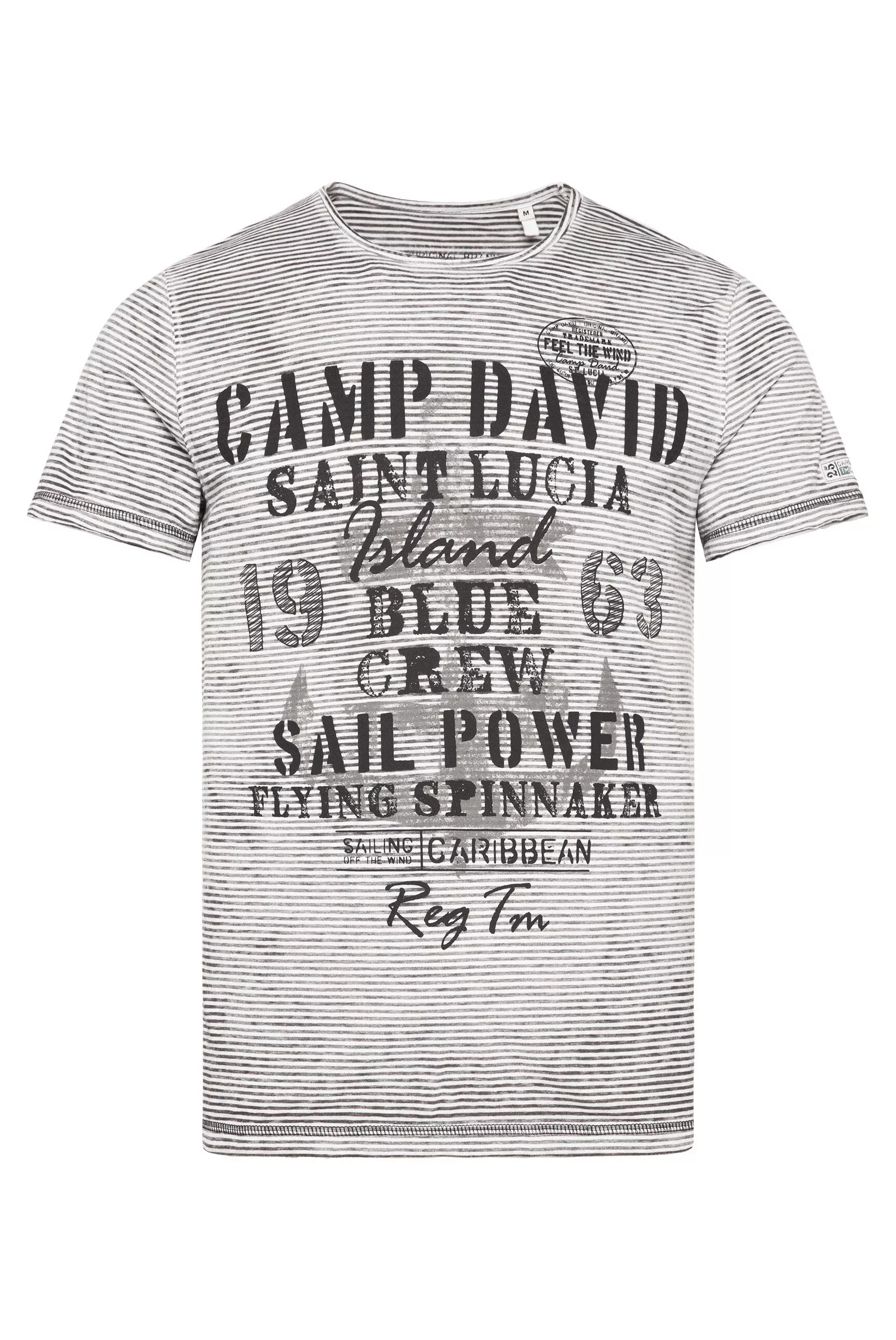 CAMP DAVID Rundhalsshirt, mit Baumwolle günstig online kaufen