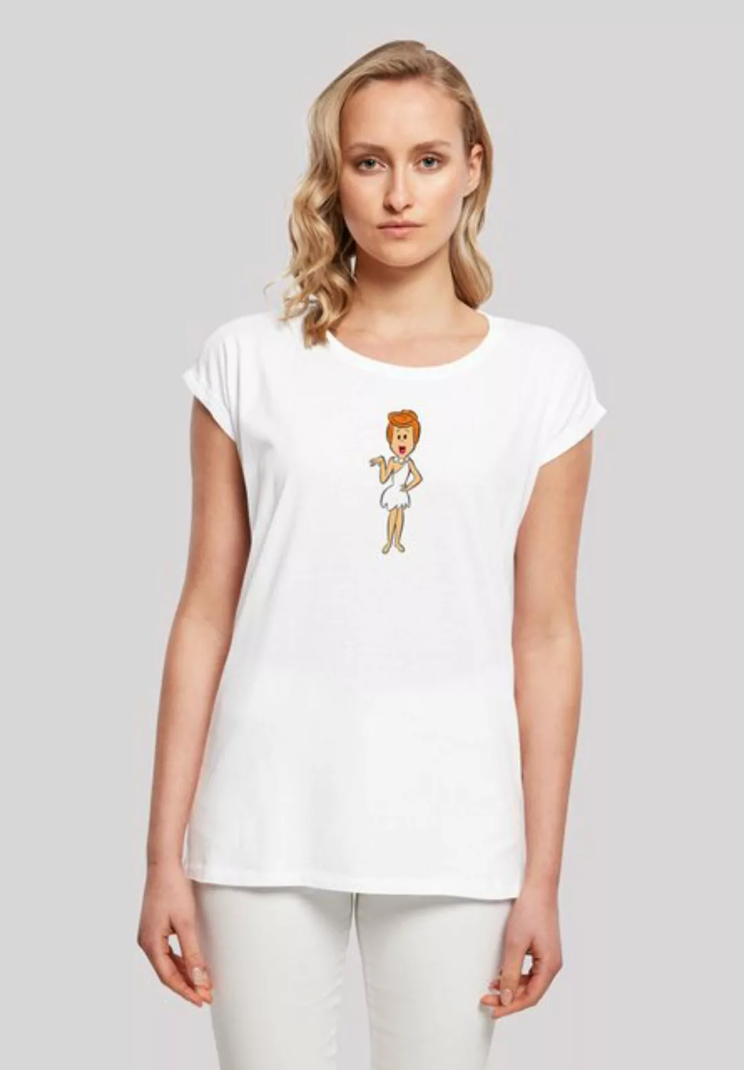 F4NT4STIC T-Shirt Die Familie Feuerstein Wilma Flintstone Classic Print günstig online kaufen