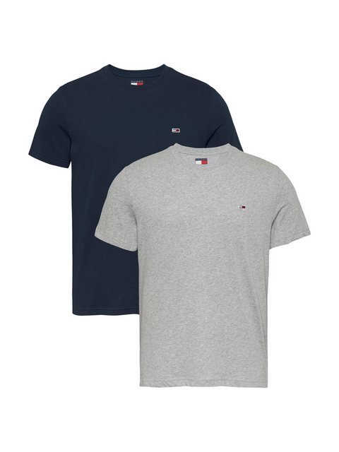 Tommy Jeans Rundhalsshirt TJM XSLIM 2PACK JERSEY TEE EXT (Packung, 2er-Pack günstig online kaufen