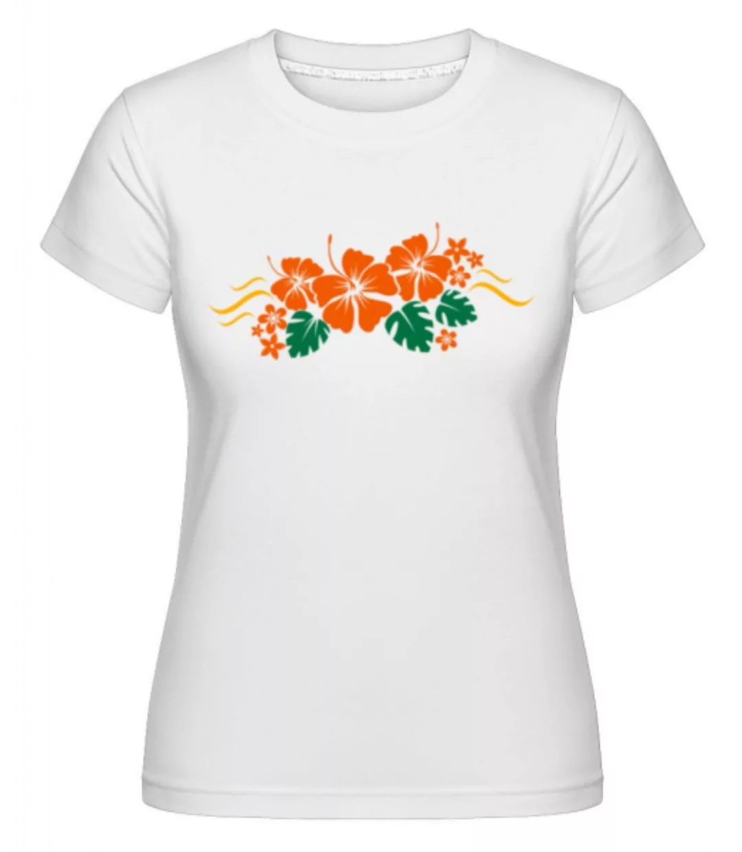 Flower Ornament Orange · Shirtinator Frauen T-Shirt günstig online kaufen