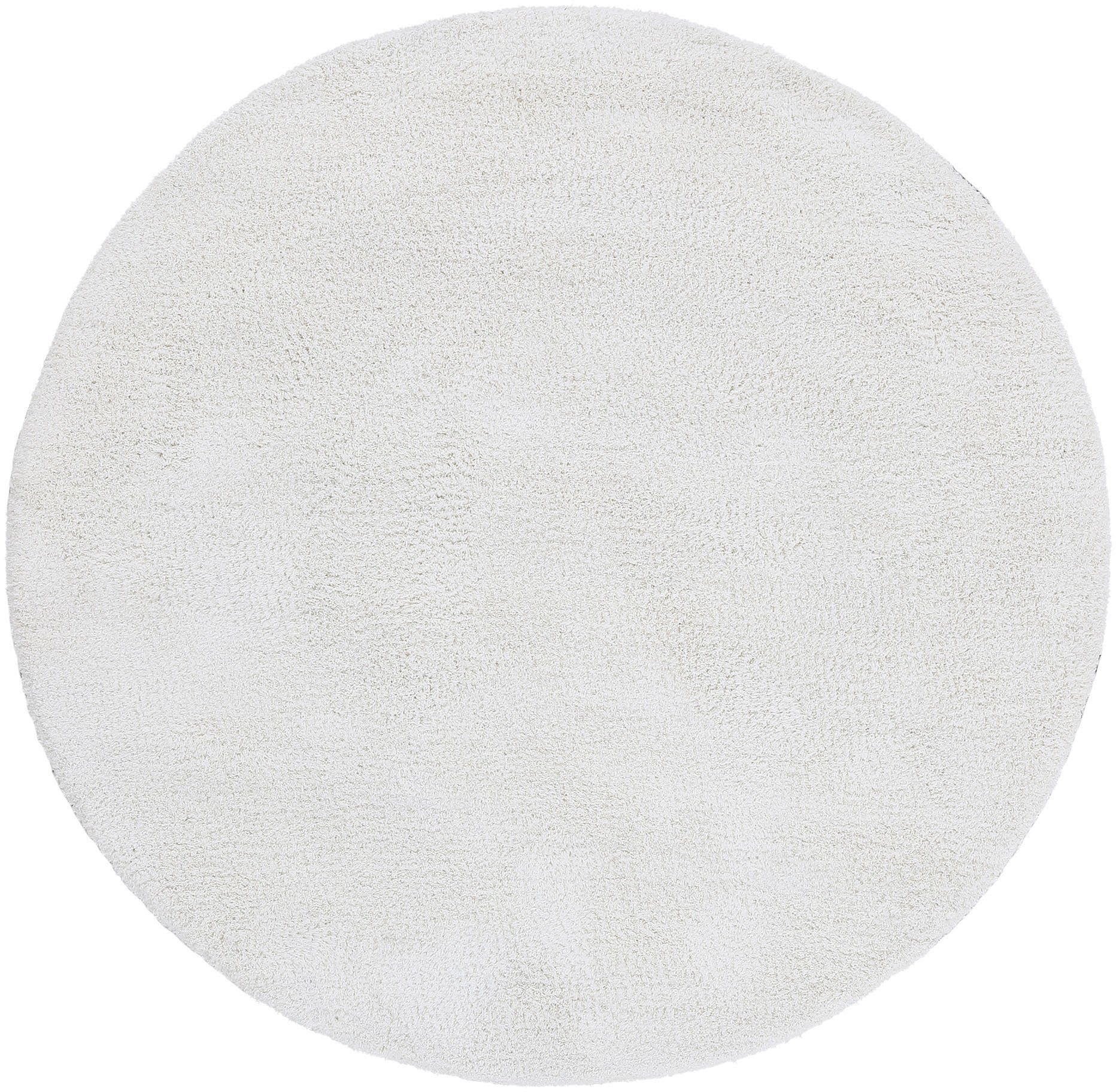 carpetfine Teppich »Silky«, rund, 20 mm Höhe, Shaggy, Langflor, uni, besond günstig online kaufen