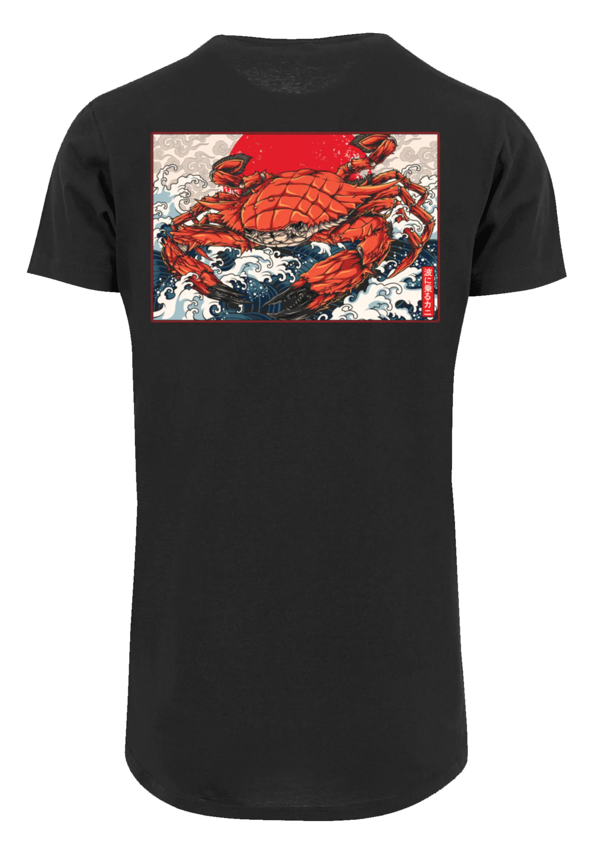 F4NT4STIC T-Shirt "Welle Crab Japan", Print günstig online kaufen