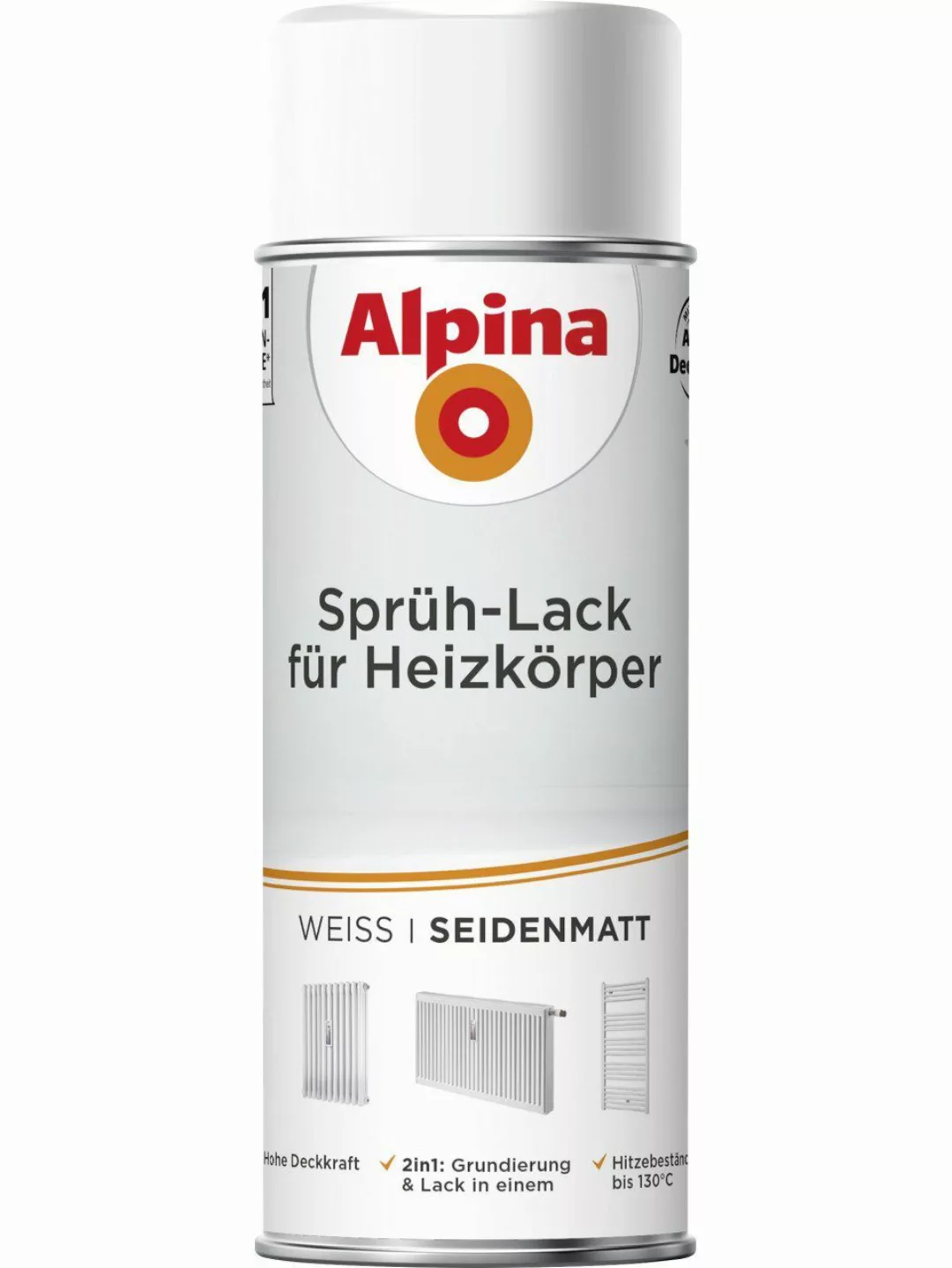 Alpina Sprühlack Sprühlack für Heizkörper weiß günstig online kaufen