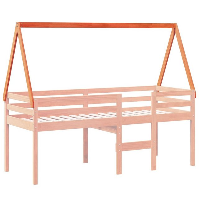 vidaXL Kinderbett Dach für Kinderbett Wachsbraun 209x95,5x88 cm Massivholz günstig online kaufen