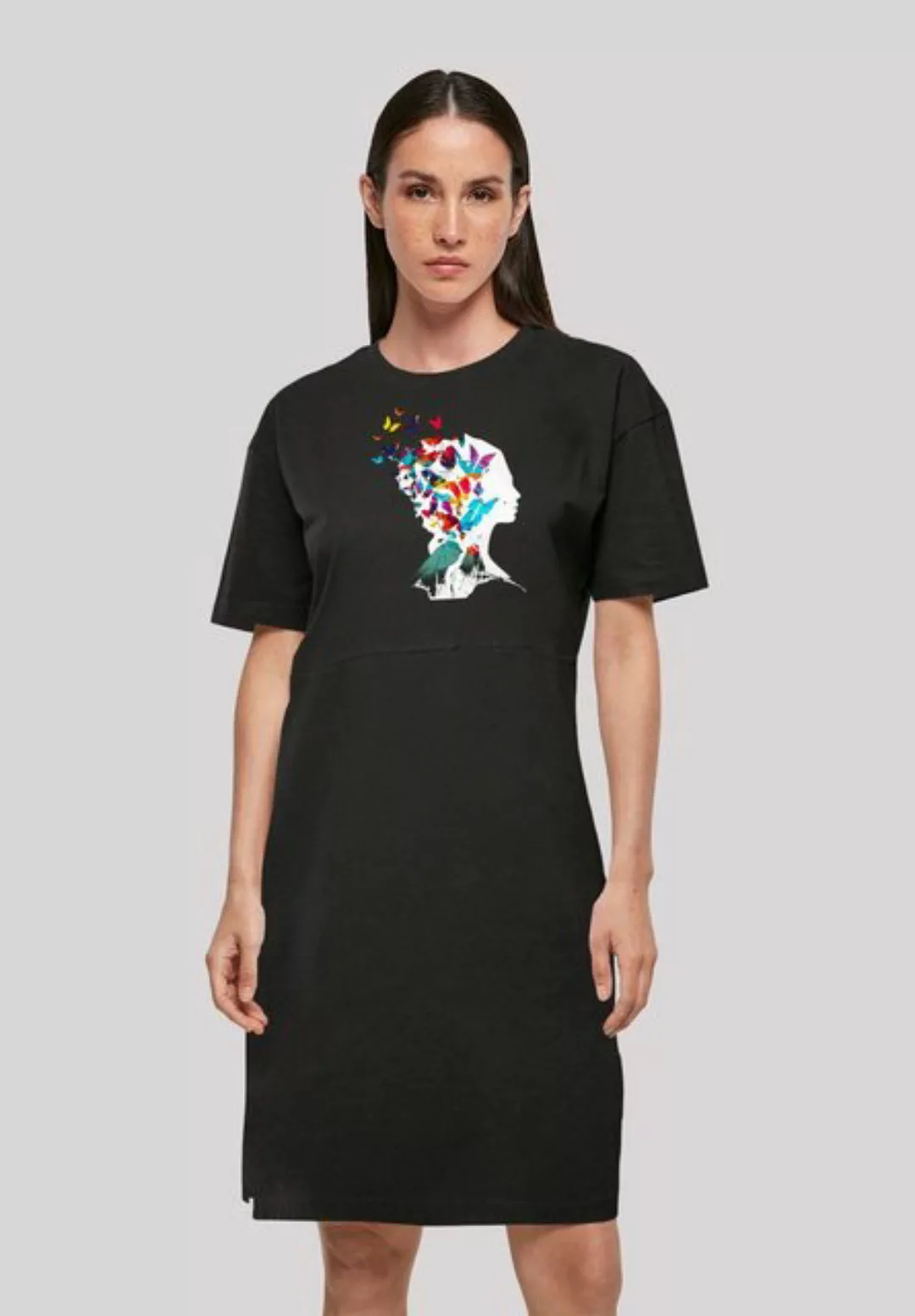 F4NT4STIC Shirtkleid "Schmetterling", Print günstig online kaufen