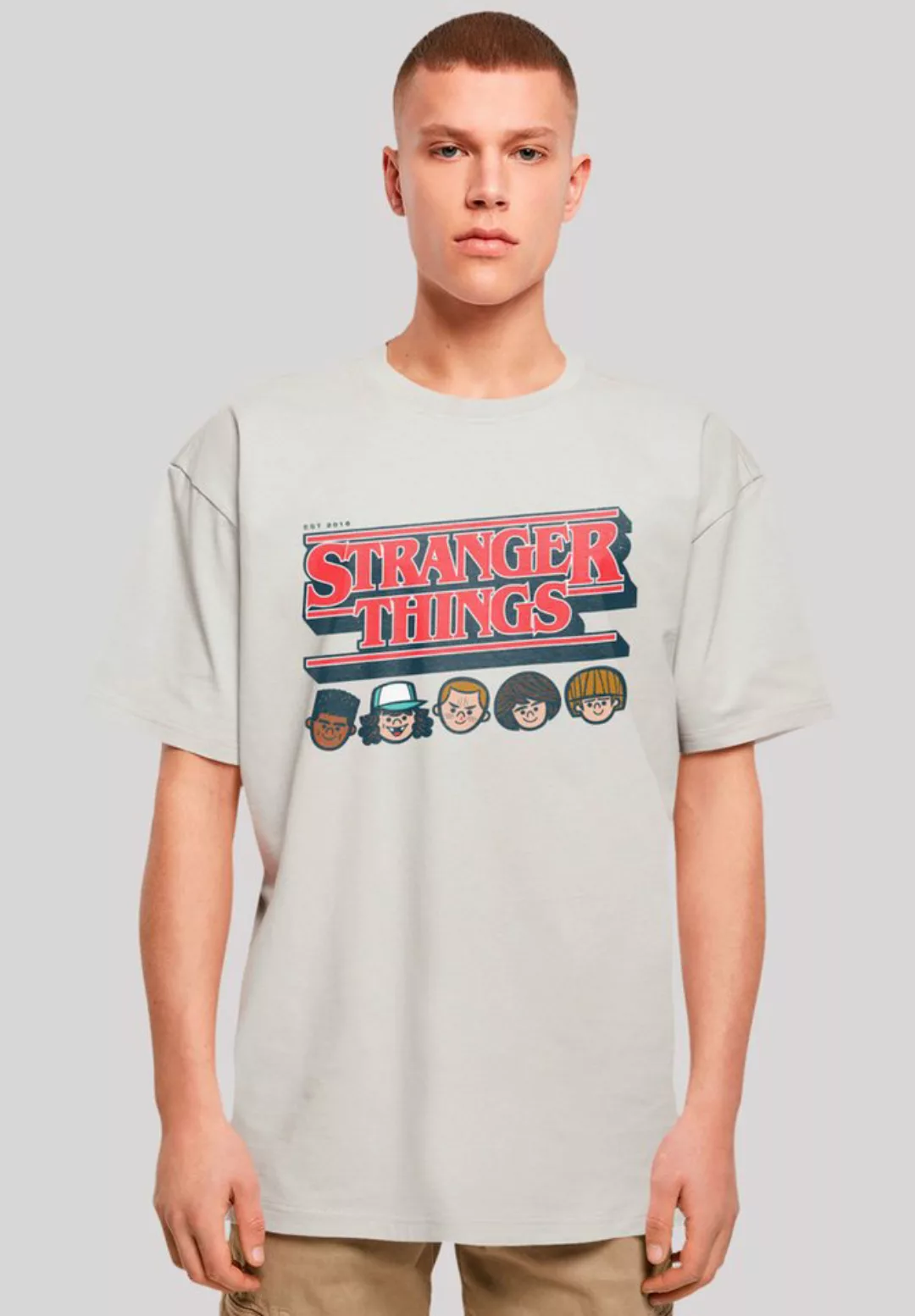 F4NT4STIC T-Shirt "Stranger Things Caricature Logo", Premium Qualität günstig online kaufen