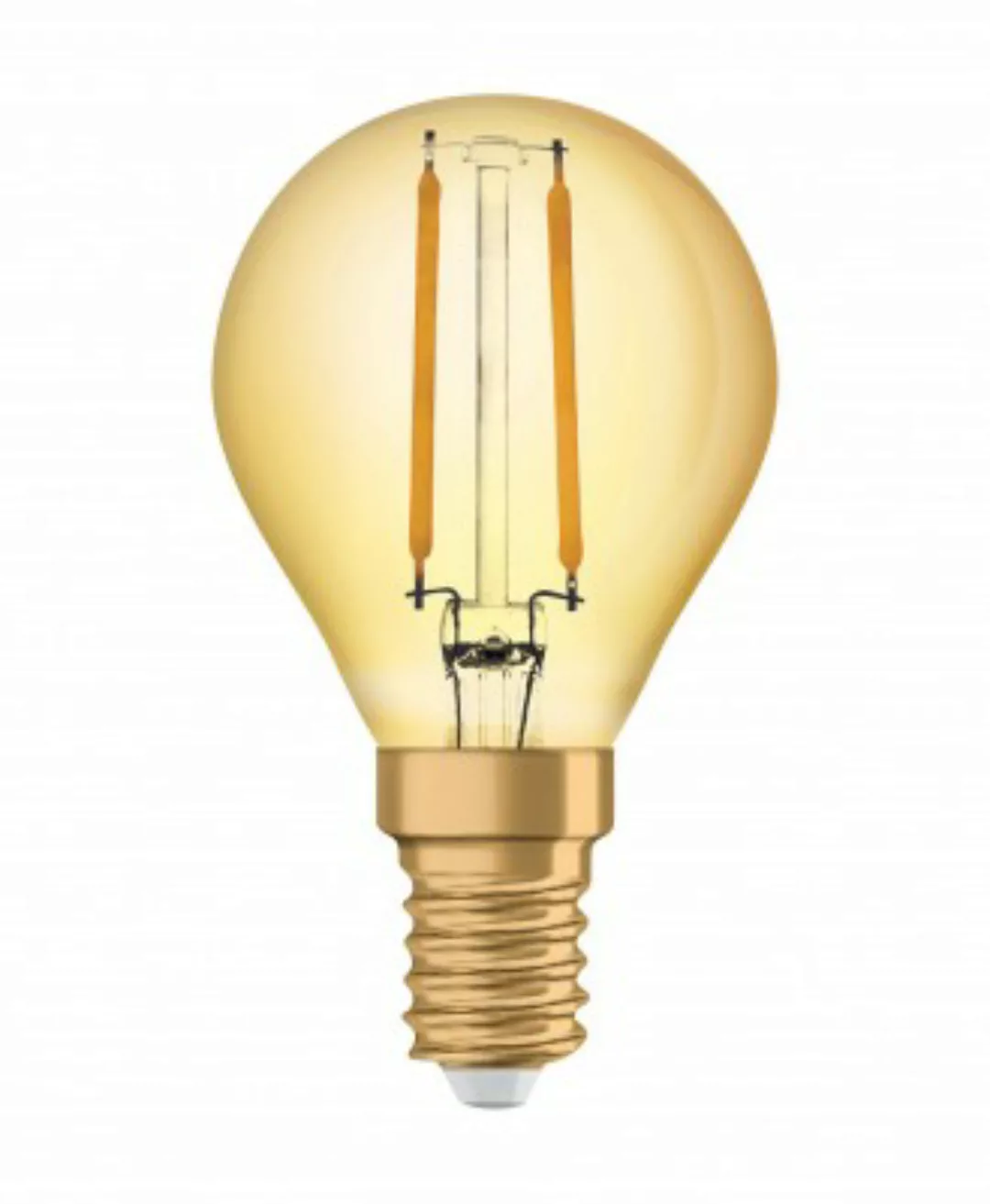 OSRAM LED VINTAGE 1906 CLASSIC P 22 FS Warmweiß Filament Gold E14 Tropfen günstig online kaufen