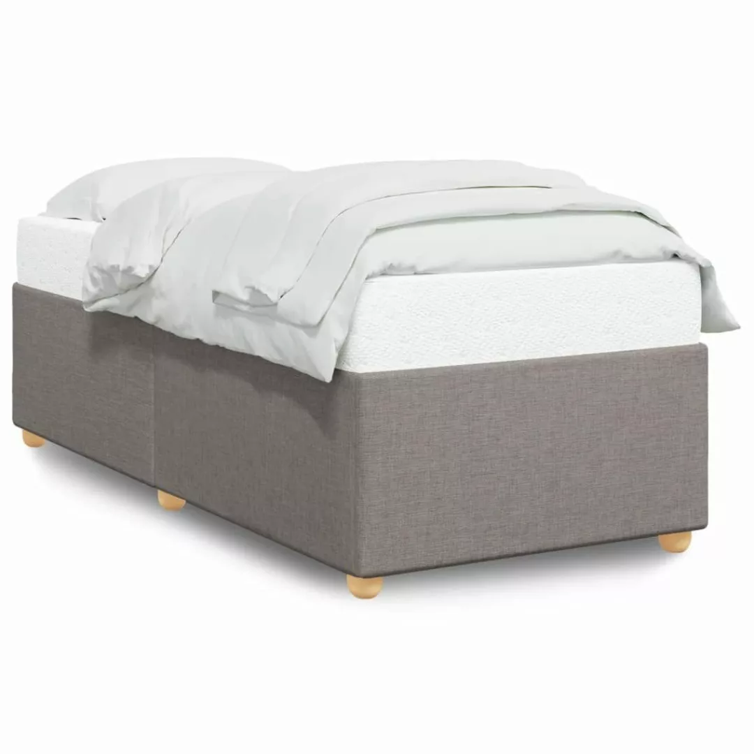 vidaXL Bett Bettgestell ohne Matratze Taupe günstig online kaufen