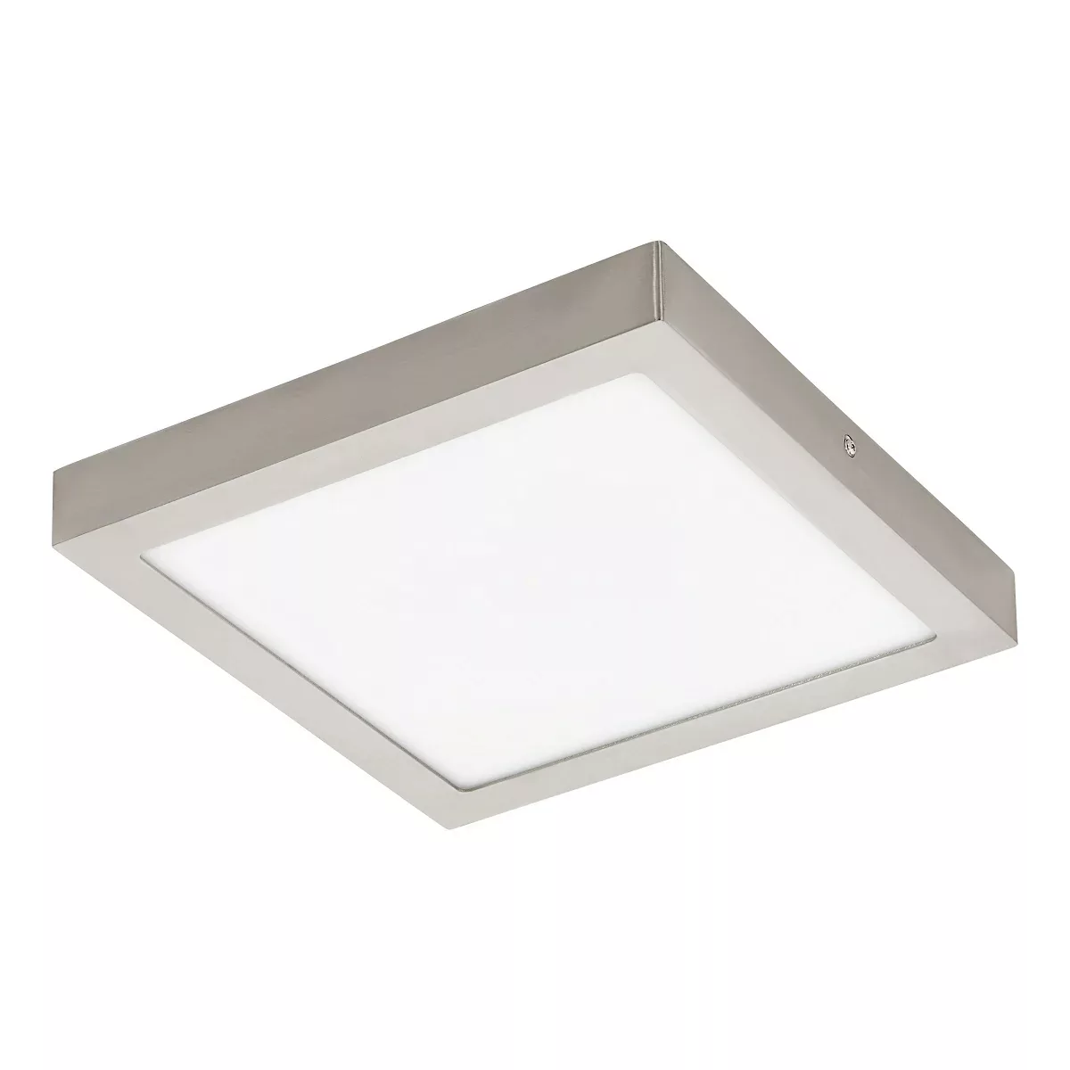 Eglo Connect LED-Aufbauleuchte Fueva Nickel matt 30 cm x 30 cm günstig online kaufen