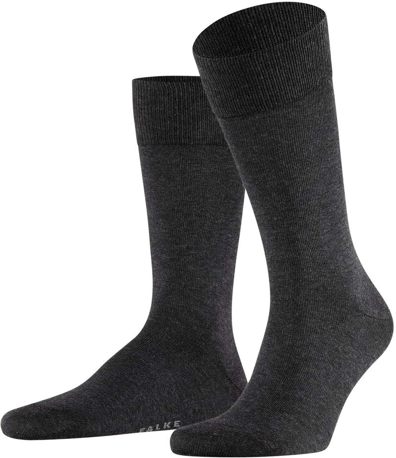 FALKE Happy 2-Pack Herren Socken, 47-50, Rot, Uni, Baumwolle, 14610-822804 günstig online kaufen