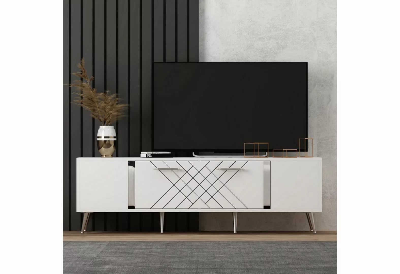 Skye Decor TV-Schrank Schränke, 48,2x150x35 cm, 100% Melaminbeschichtete Pa günstig online kaufen