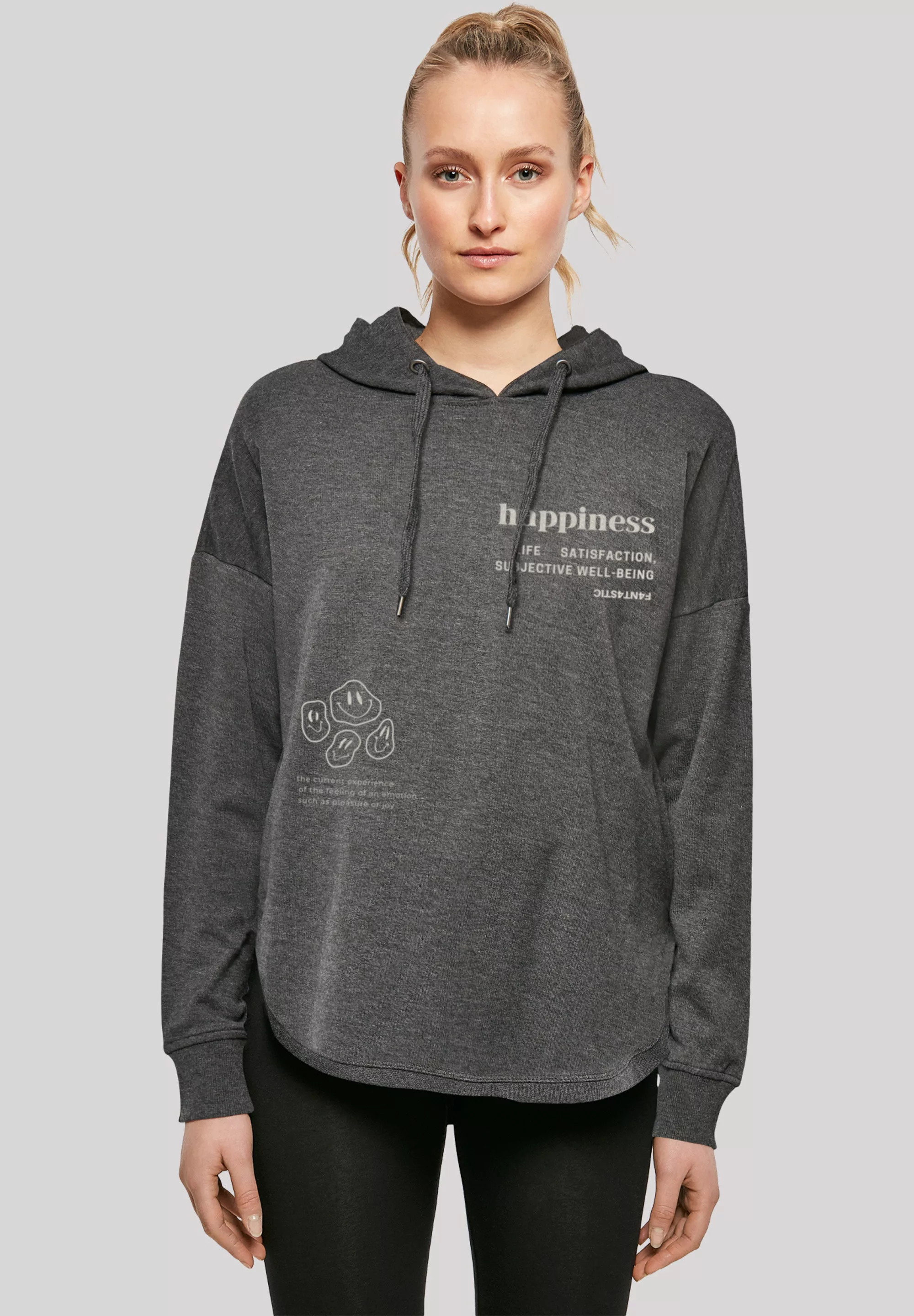 F4NT4STIC Kapuzenpullover "happiness OVERSIZE HOODIE", Print günstig online kaufen