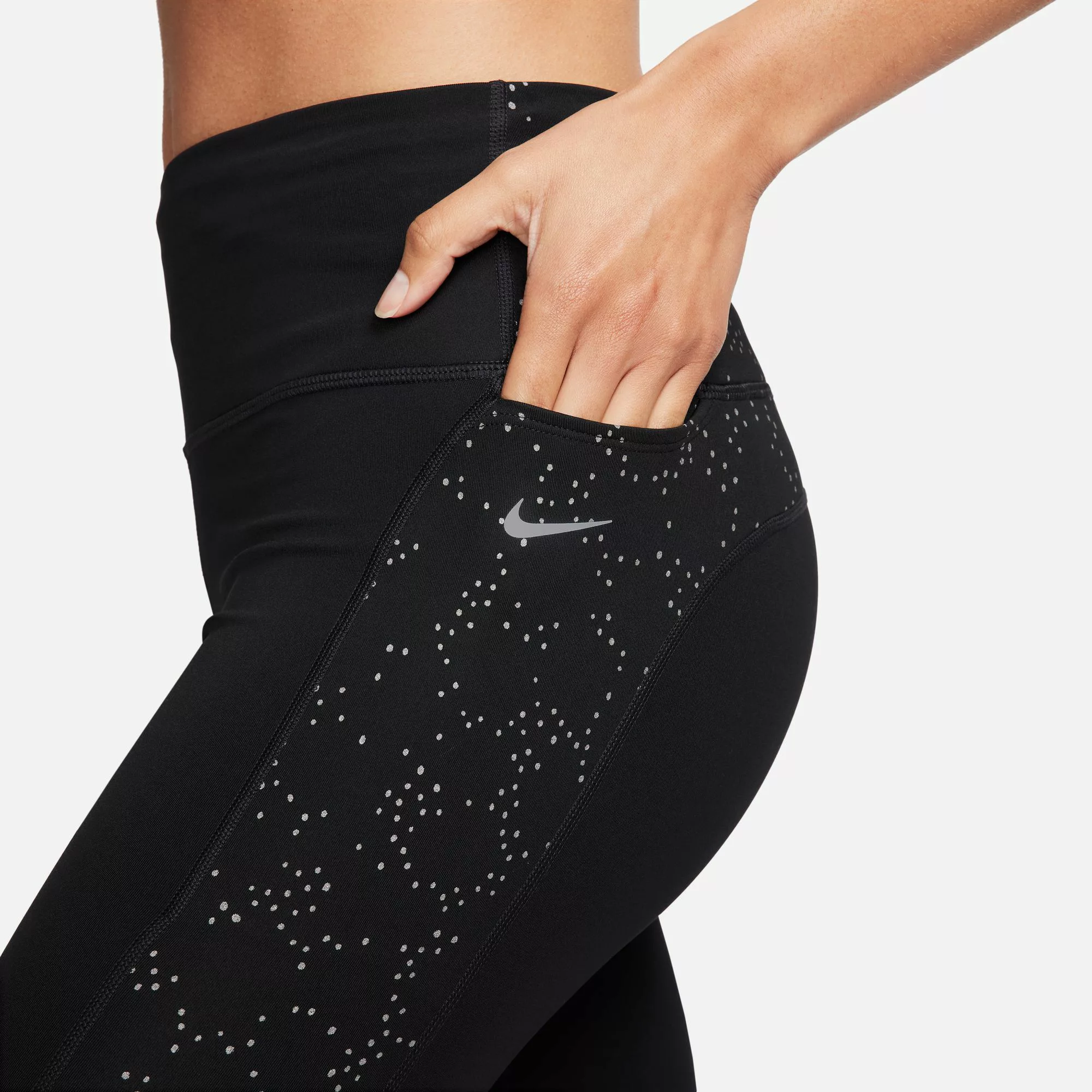 Nike Laufhose FAST WOMEN'S MID-RISE / LEGGING günstig online kaufen