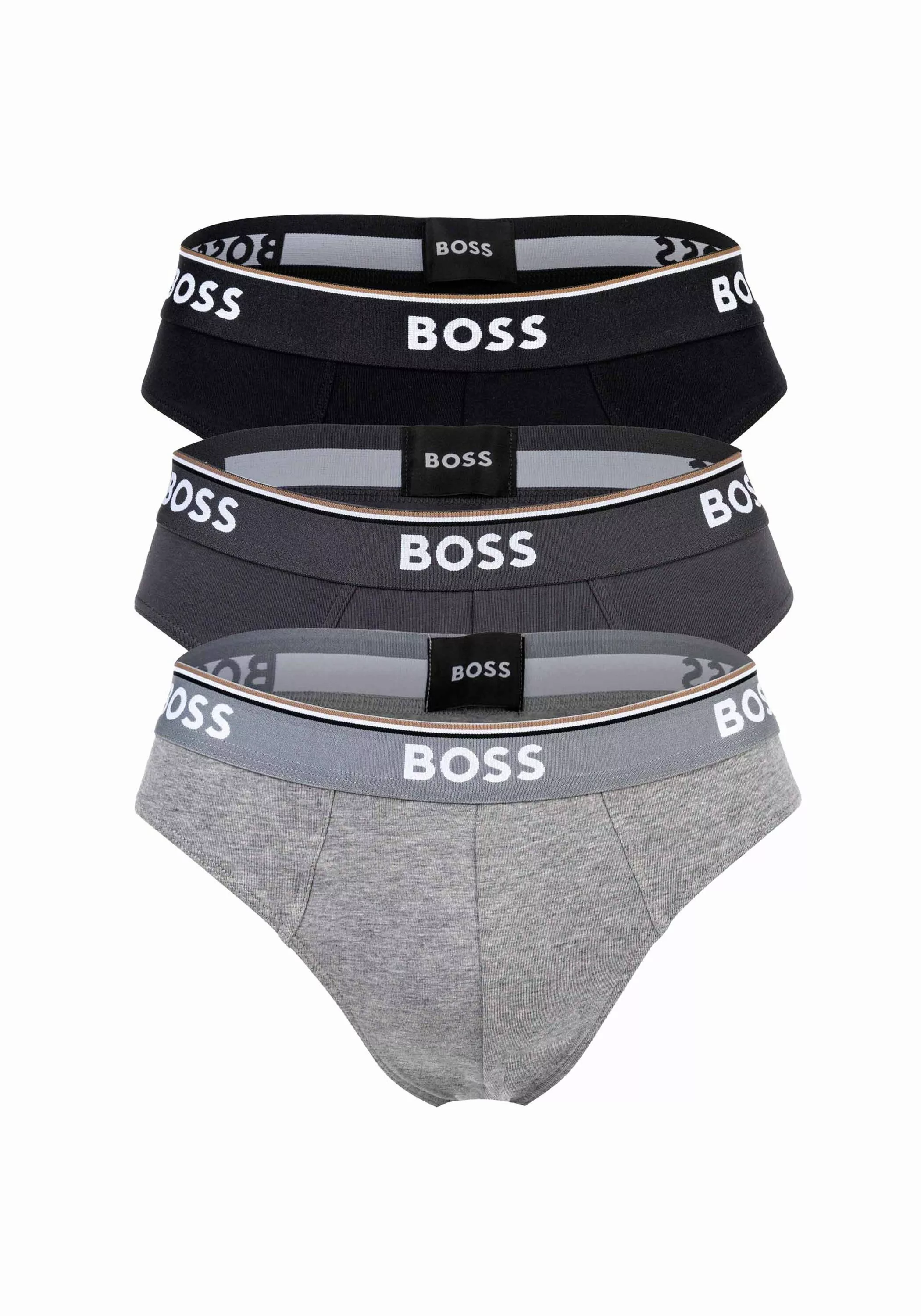 BOSS Slip, (Packung, 3er-Pack), mit Logo Webbund günstig online kaufen