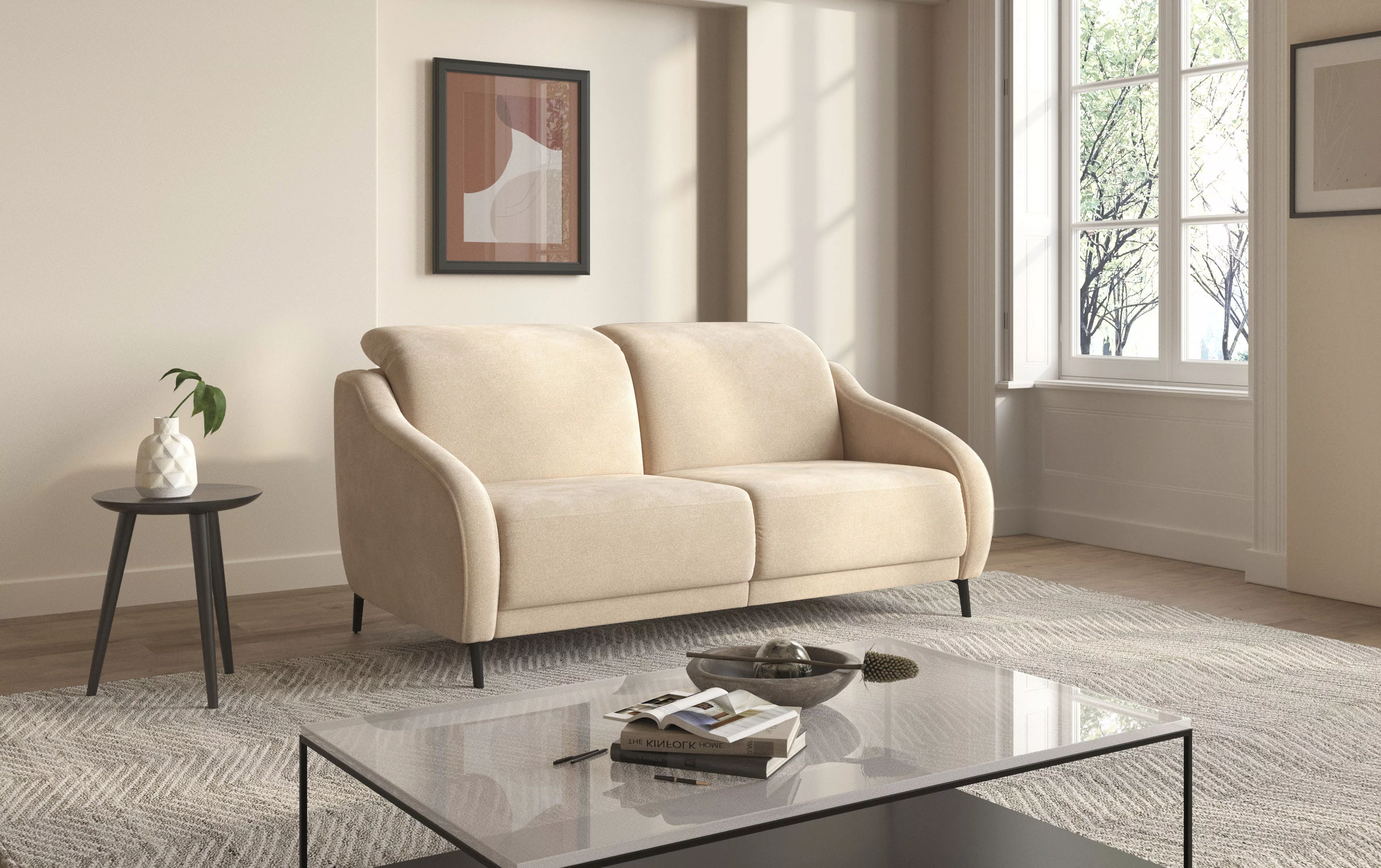 sit&more 2,5-Sitzer »Blues«, wahlweise mit Klapptisch und USB günstig online kaufen