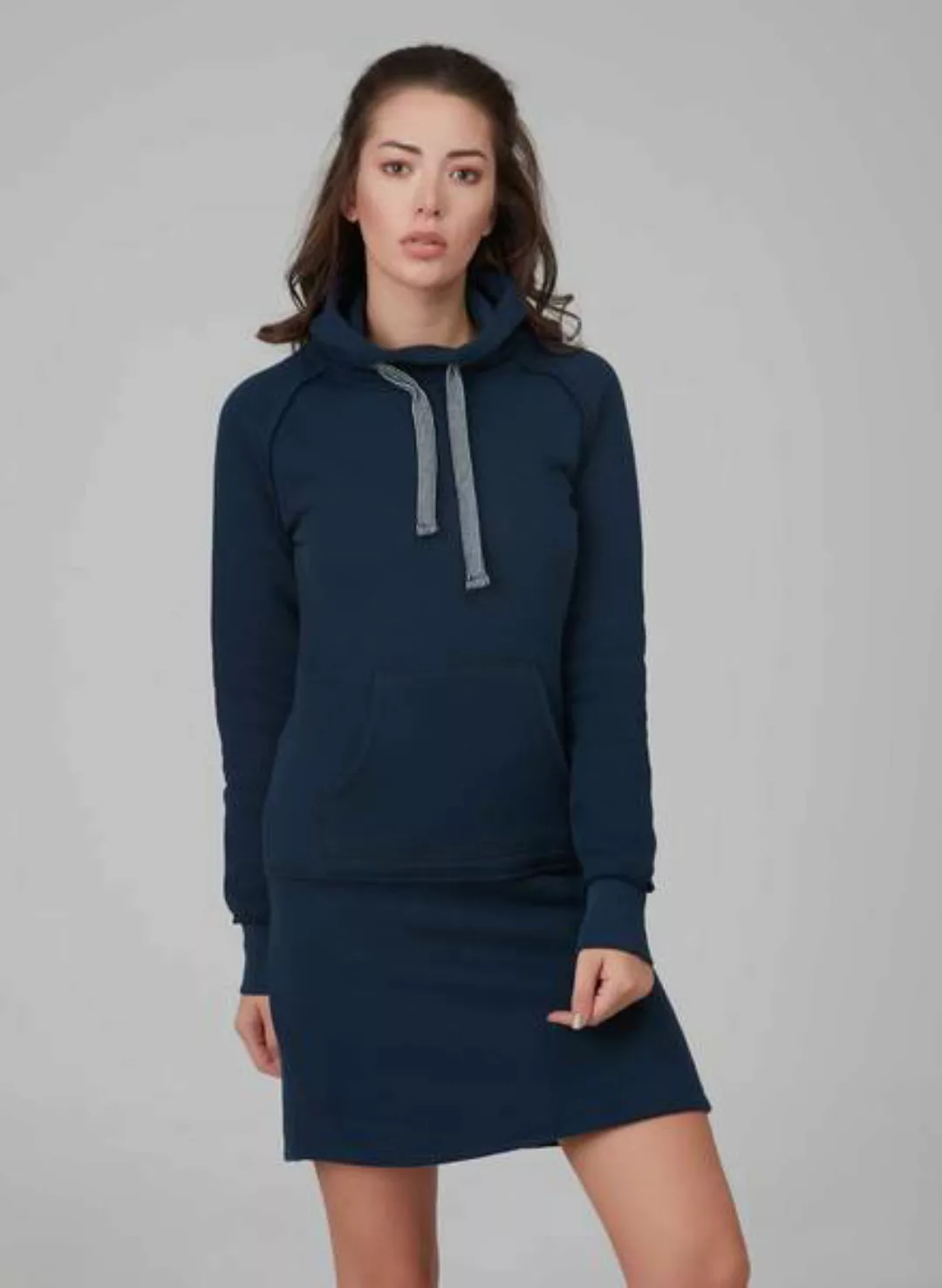 Kleid Aus Bio Baumwolle Mit Kapuze günstig online kaufen