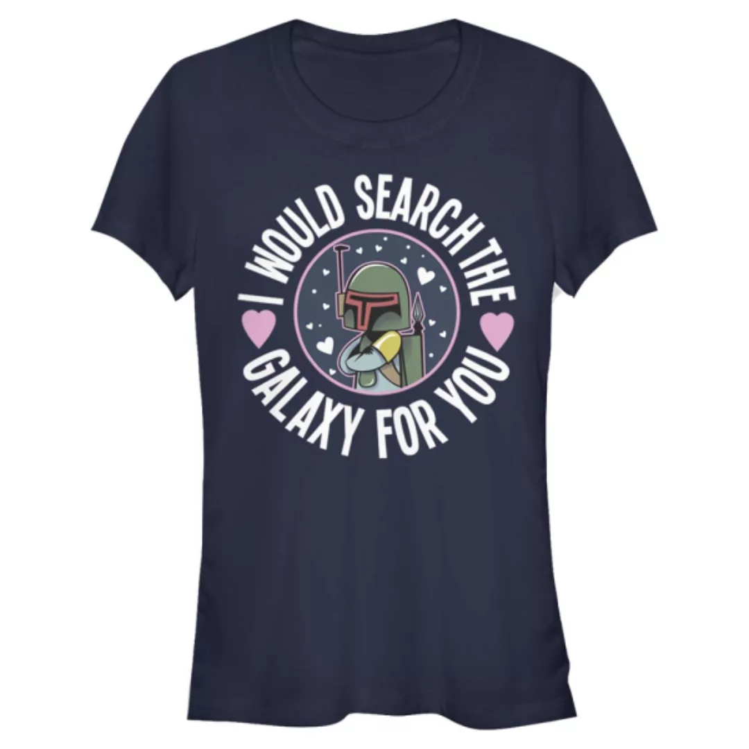 Star Wars - Boba Fett Search The Galaxy - Valentinstag - Frauen T-Shirt günstig online kaufen