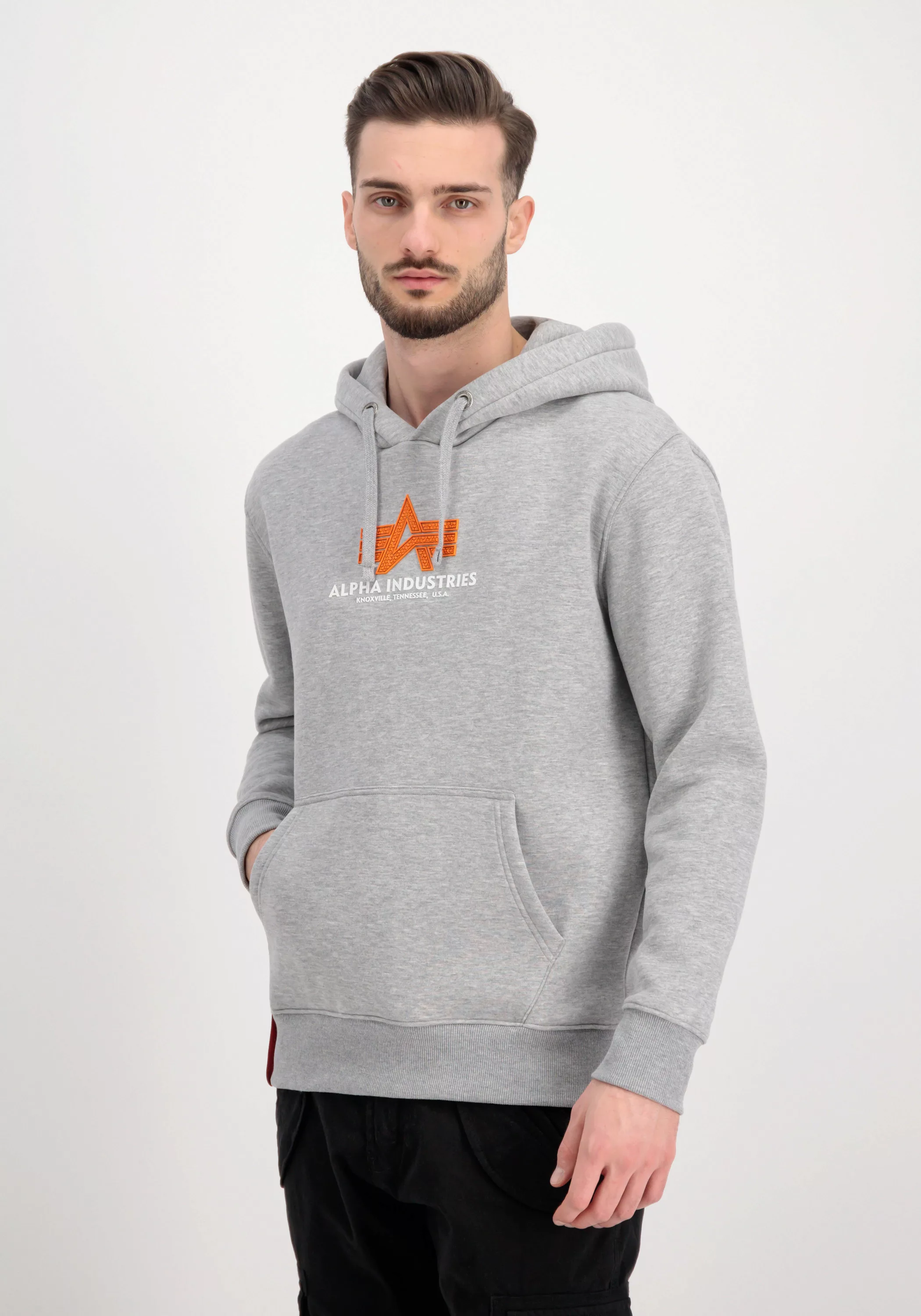 Alpha Industries Hoodie "ALPHA INDUSTRIES Men - Hoodies Basic Hoody Rubber" günstig online kaufen