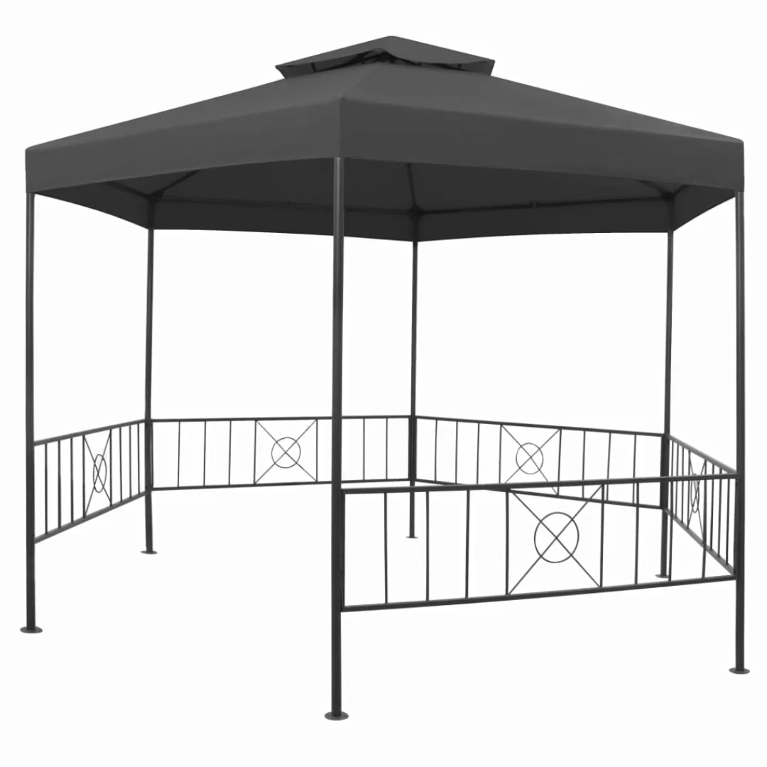 Gartenpavillon 323x275x265 Cm Anthrazit günstig online kaufen