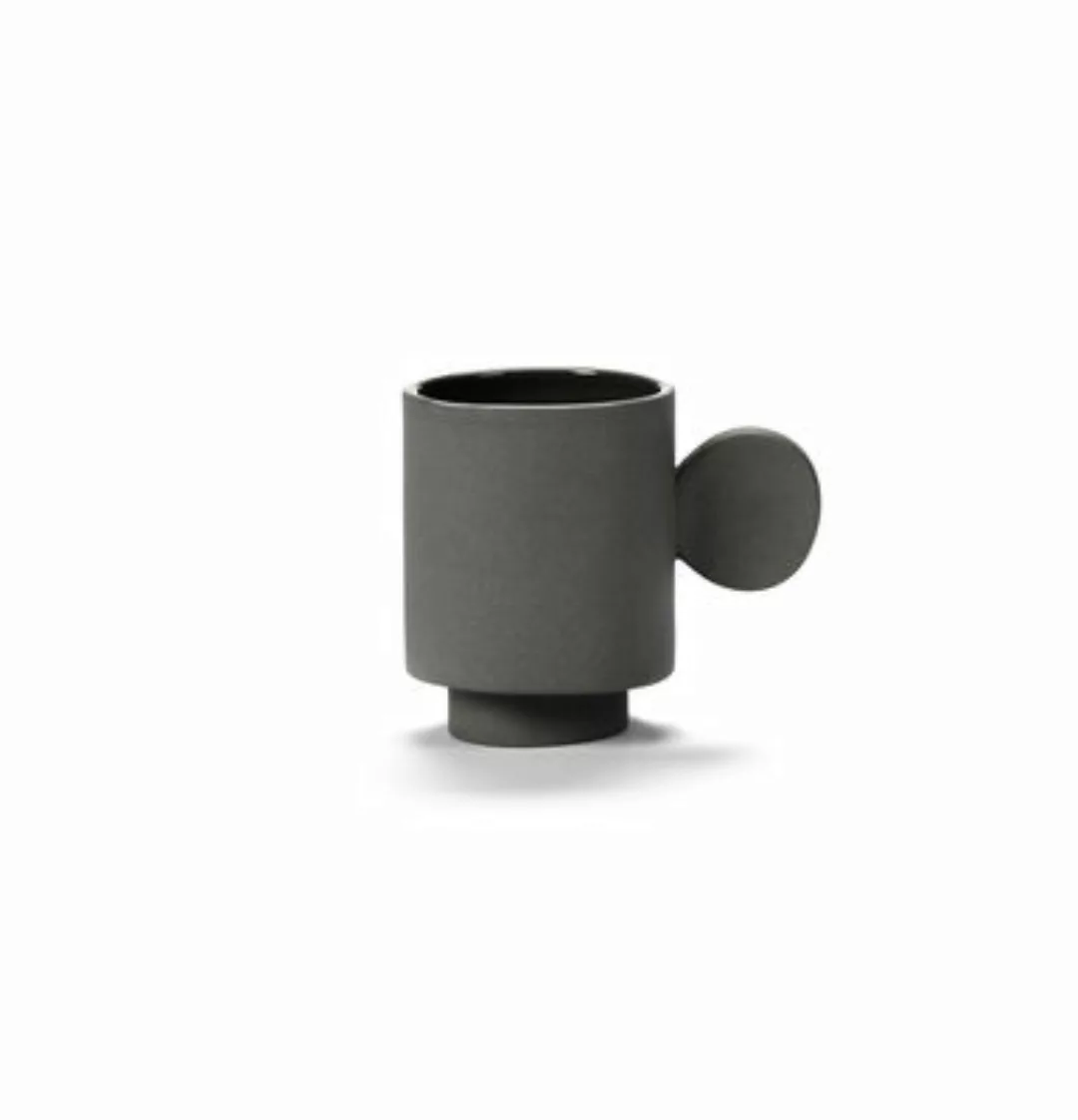 Espressotasse Inner Circle keramik grau / 10 cl - Steinzeug - valerie objec günstig online kaufen