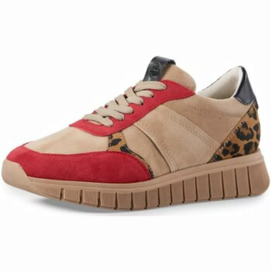 Tamaris  Sneaker SneakBeigeRotLeo 1-23717-43/344 günstig online kaufen