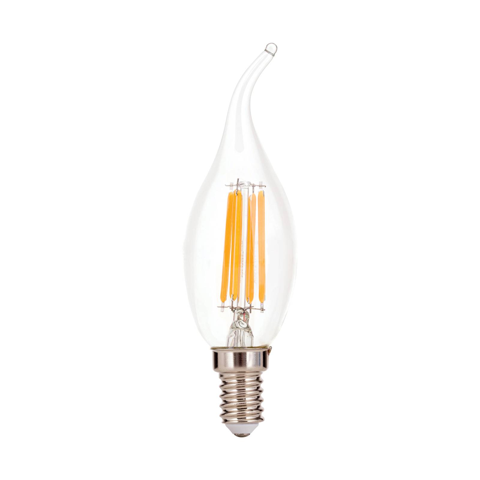 LED-Kerze E14 4,5W Filament 827 Windstoß dimmbar günstig online kaufen