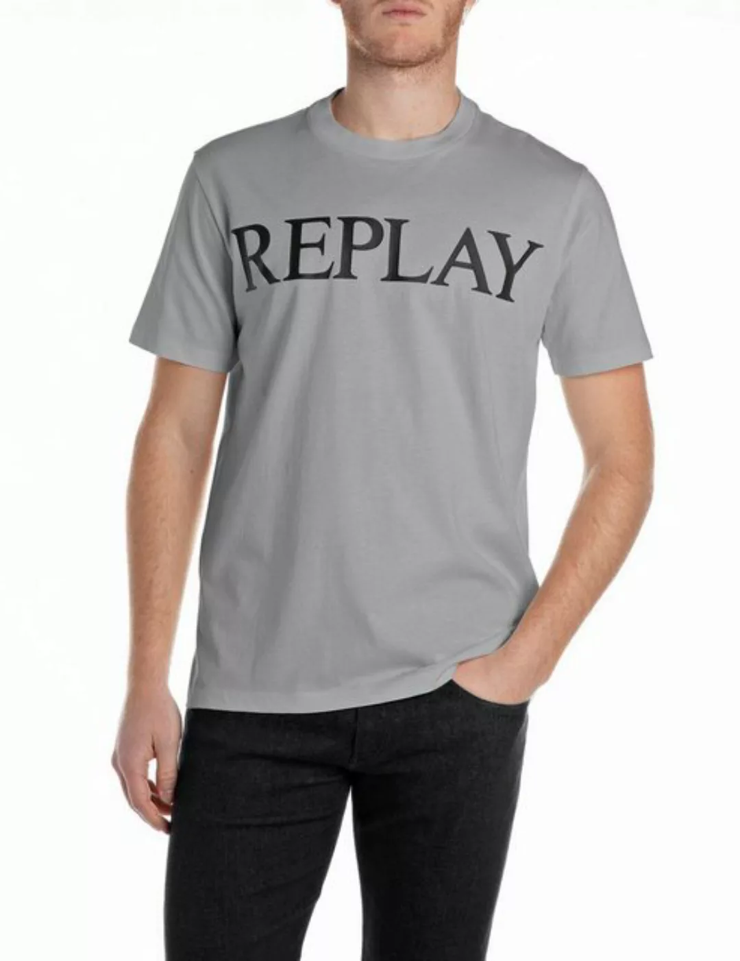 Replay T-Shirt mit Logo-Frontprint günstig online kaufen