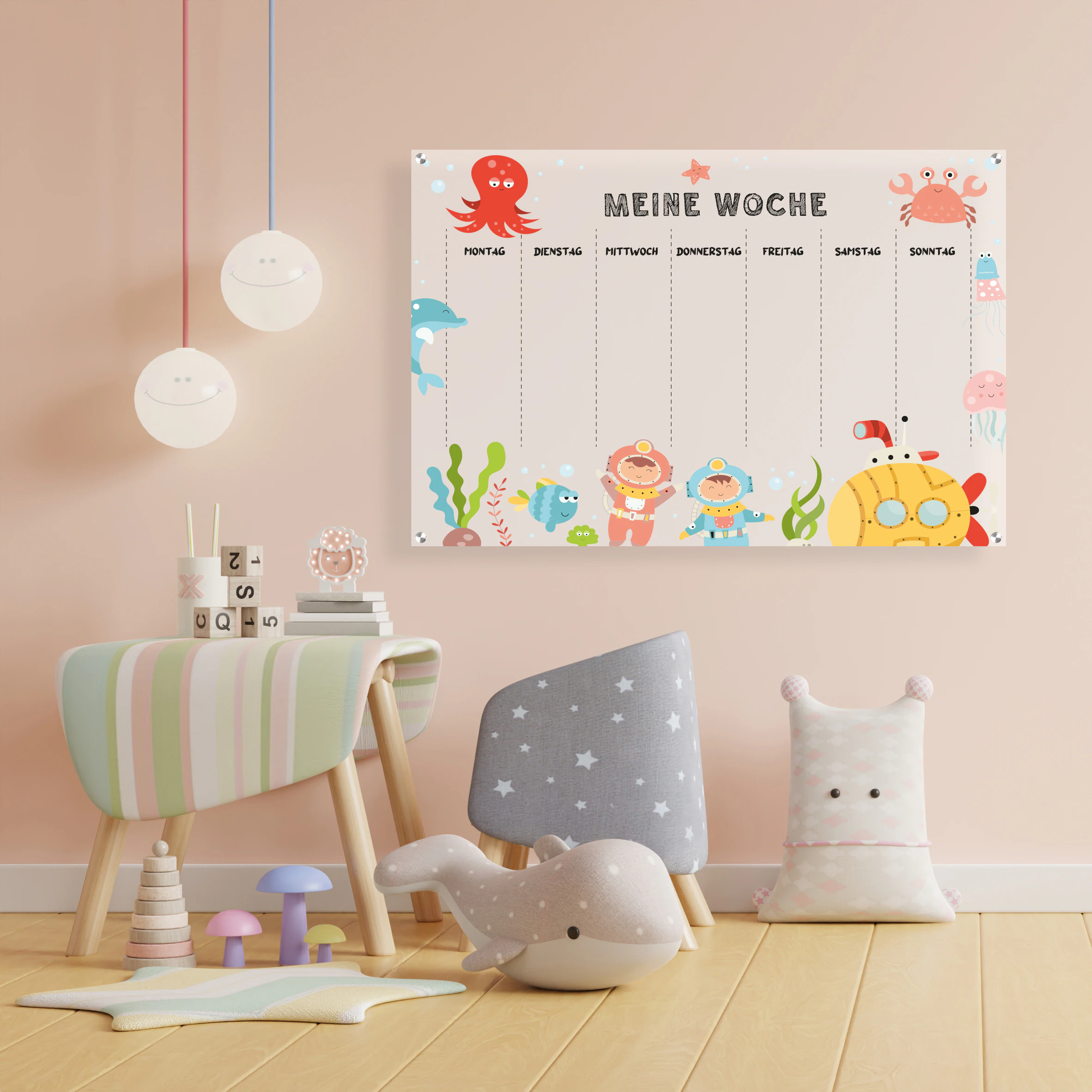 queence Wanddekoobjekt "Kids Edition", (1 St.), inkl. Wandhalterung günstig online kaufen