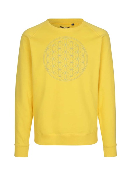 Bio Herren Sweatshirt Die Blume Des Lebens günstig online kaufen