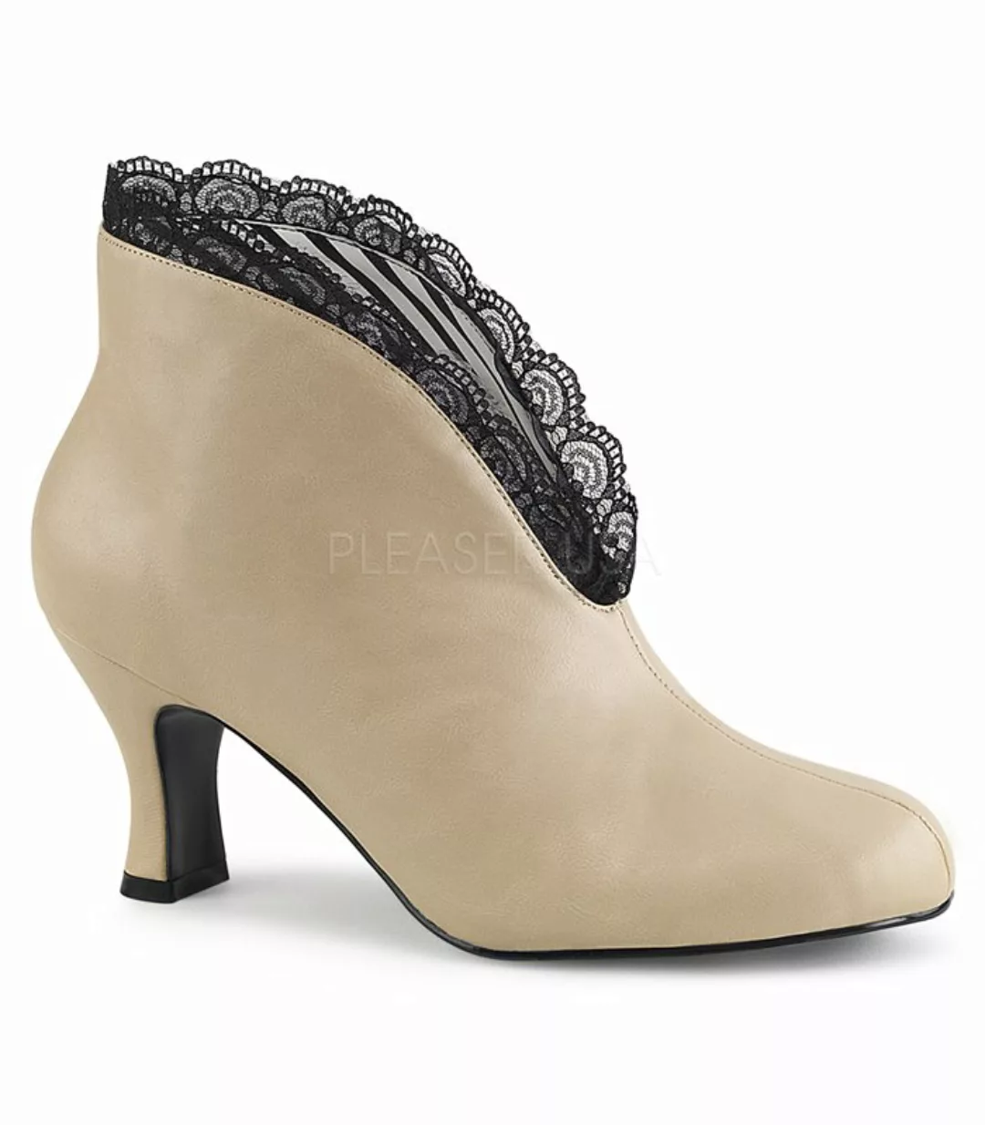 Pleaser Stiefeletten JENNA-105 Beige (Schuhgröße: EUR 40) günstig online kaufen