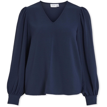 Vila  Blusen Top Gaja L/S - Navy Blazer günstig online kaufen