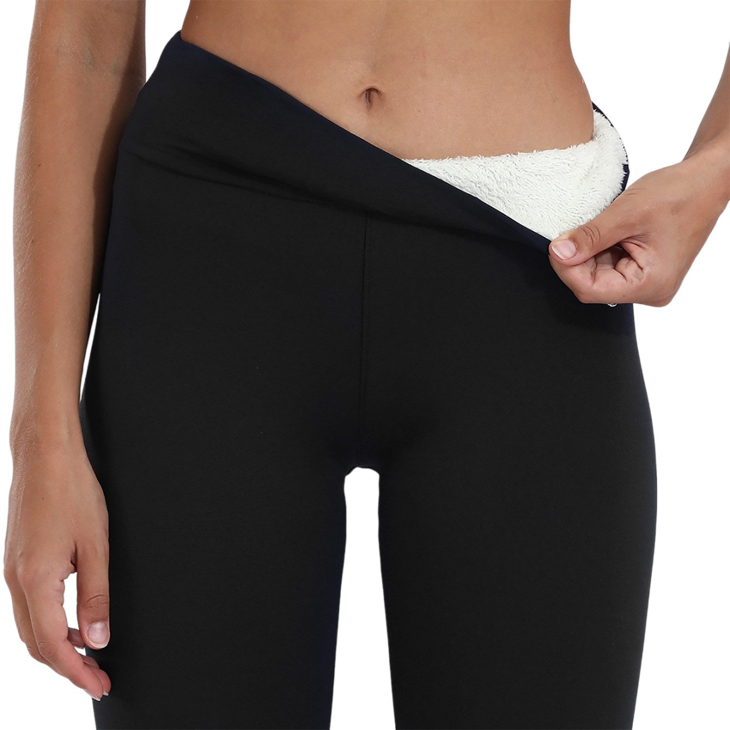 Refttenw Thermoleggings Damen Gefütterte High Waist günstig online kaufen