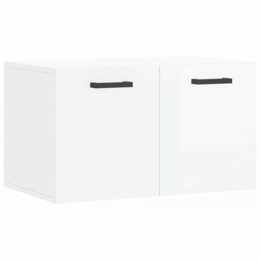 vidaXL Hängeschrank Wandschrank Hochglanz-Weiß 60x36,5x35 cm Holzwerkstoff günstig online kaufen