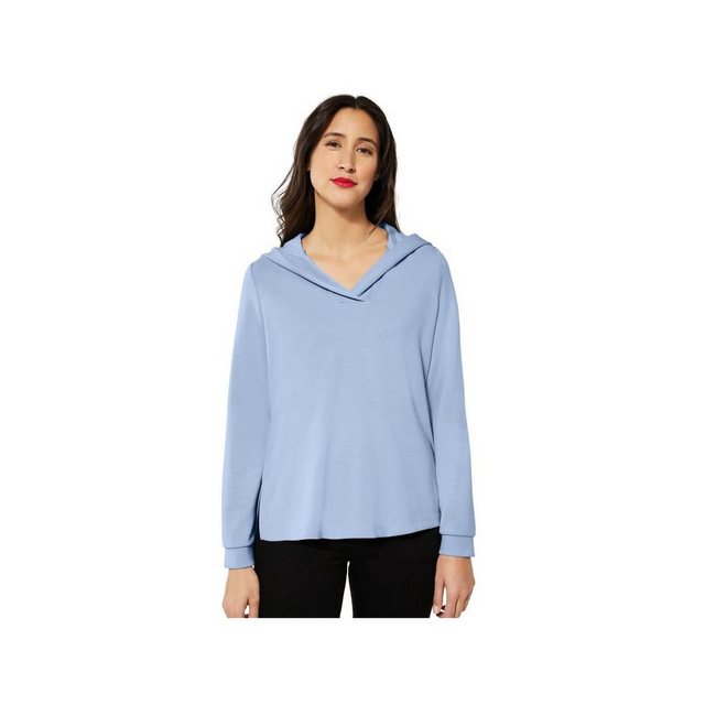 STREET ONE Sweatshirt blau regular fit (1-tlg) günstig online kaufen