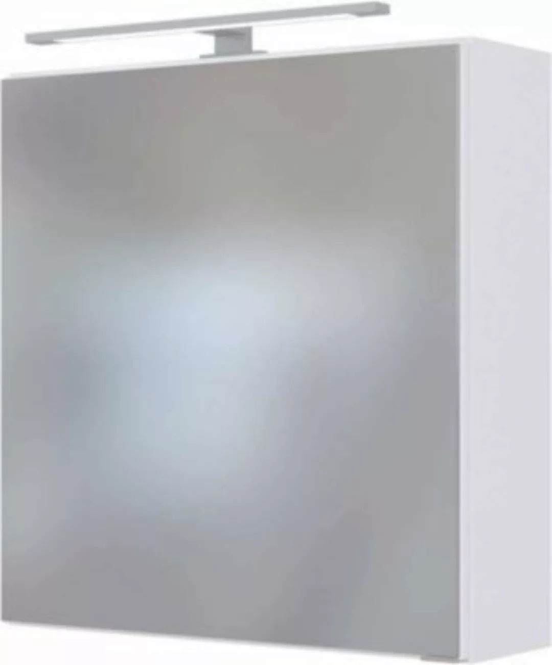 Lomadox Badmöbel Set inkl. Spiegelschrank LED, 90 cm & Keramik Aufsatzwasch günstig online kaufen
