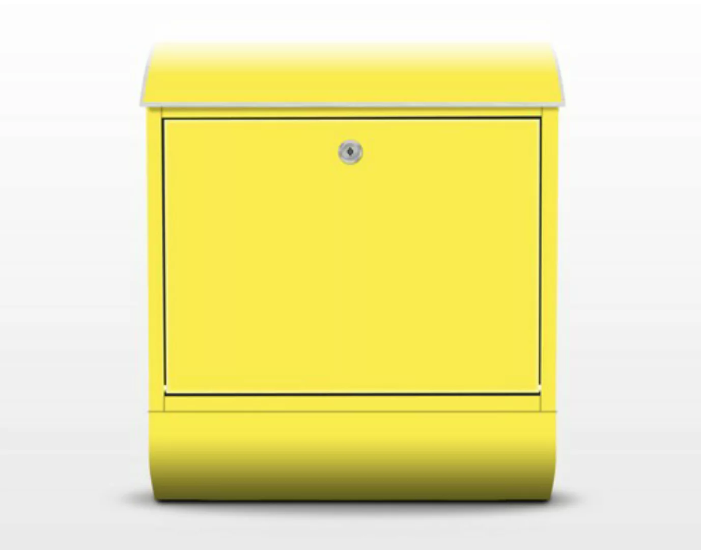 Briefkasten Unifarben Colour Lemon Yellow günstig online kaufen