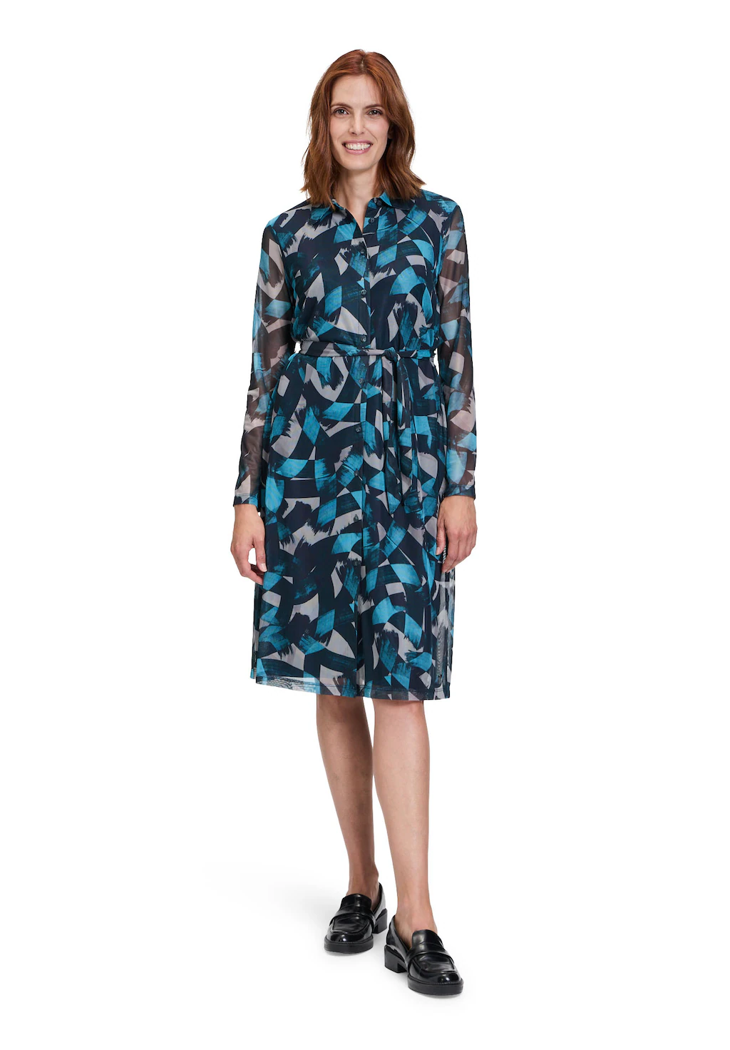 Betty&Co Midikleid "Betty & Co Midikleid mit Knopfleiste", Kragen günstig online kaufen