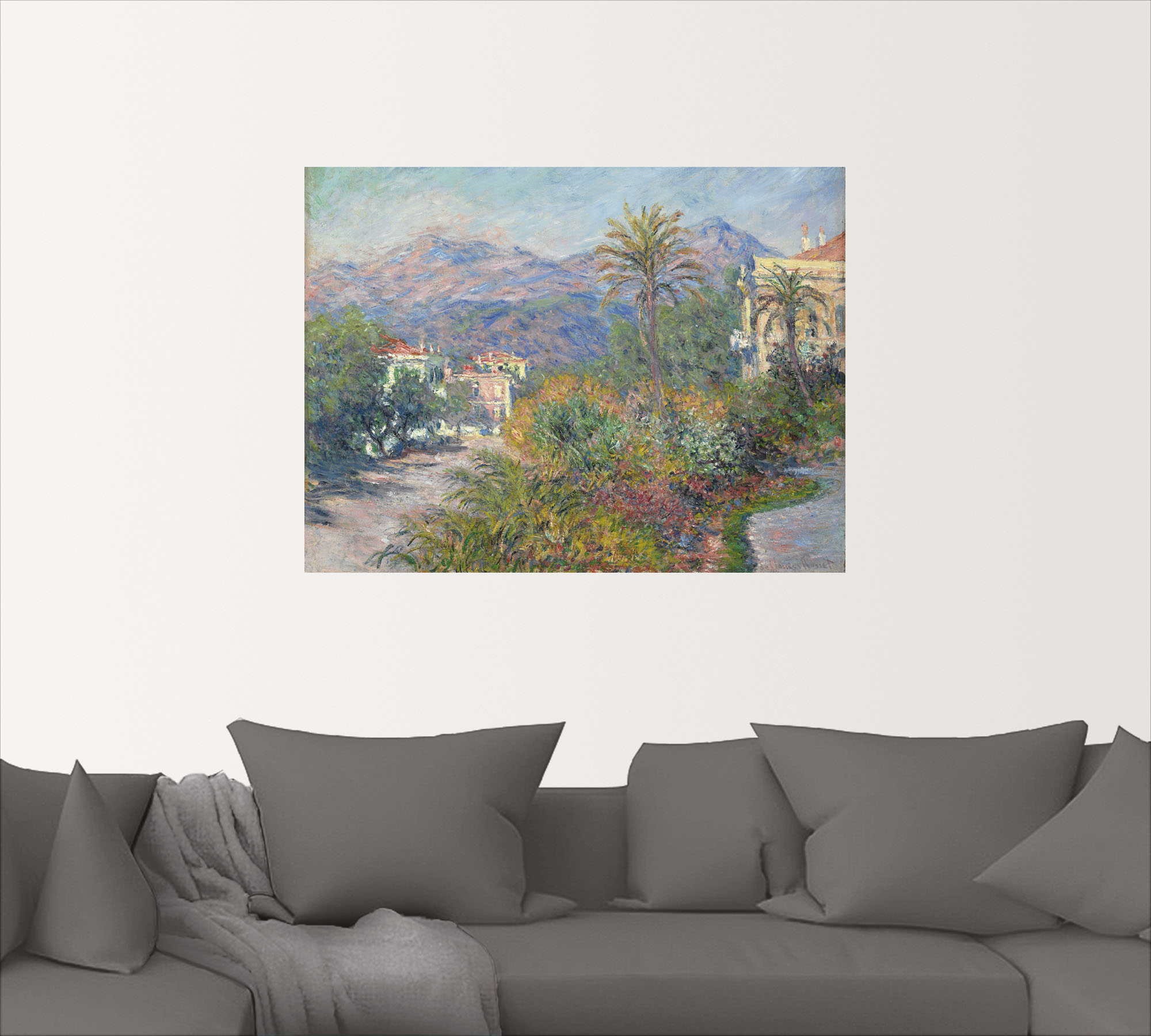 Artland Wandbild »Strada Romana in Bordighera. 1884«, Europa, (1 St.), als günstig online kaufen