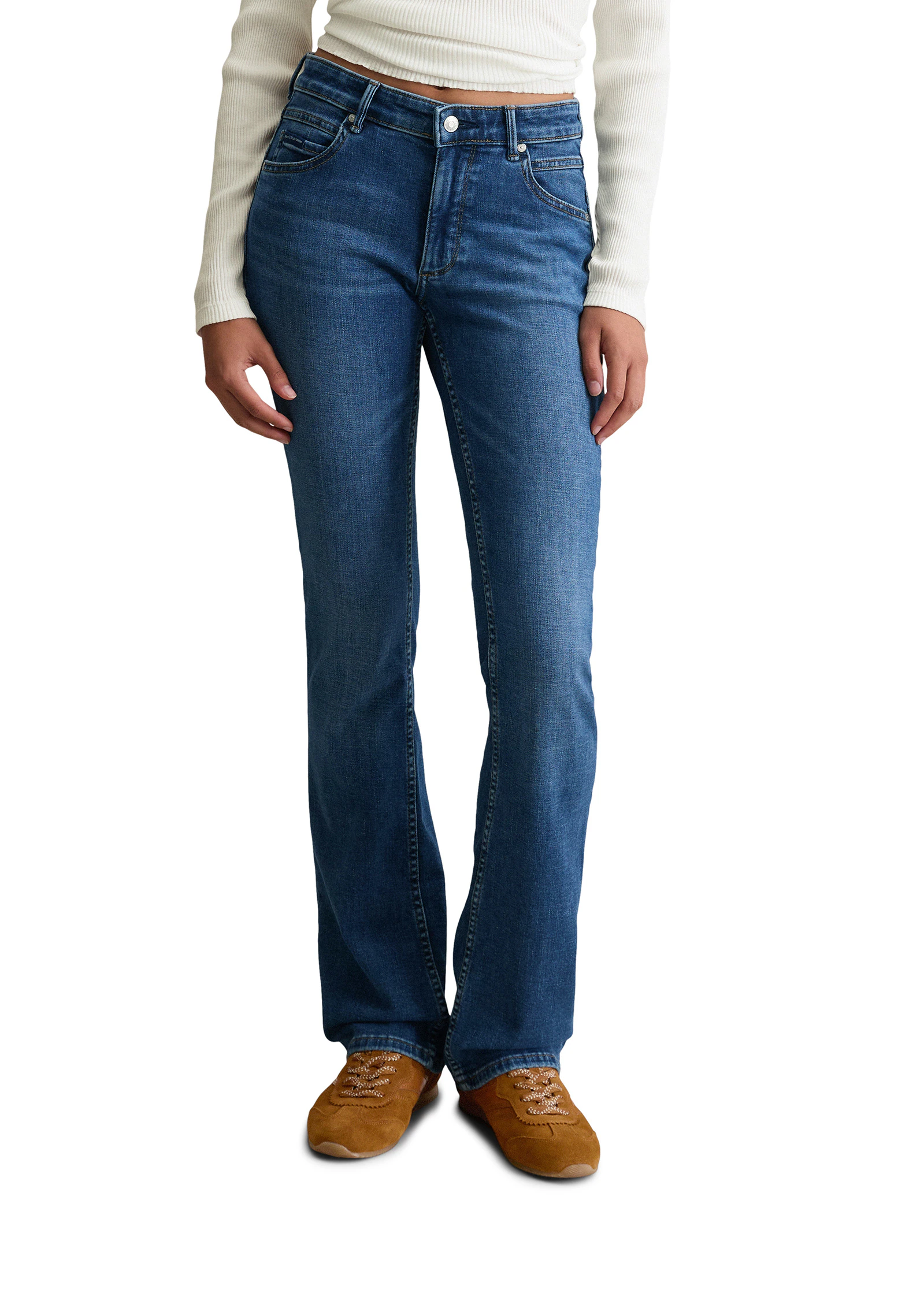 Marc OPolo DENIM Bootcut-Jeans "aus Bio-Baumwoll-Stretch" günstig online kaufen