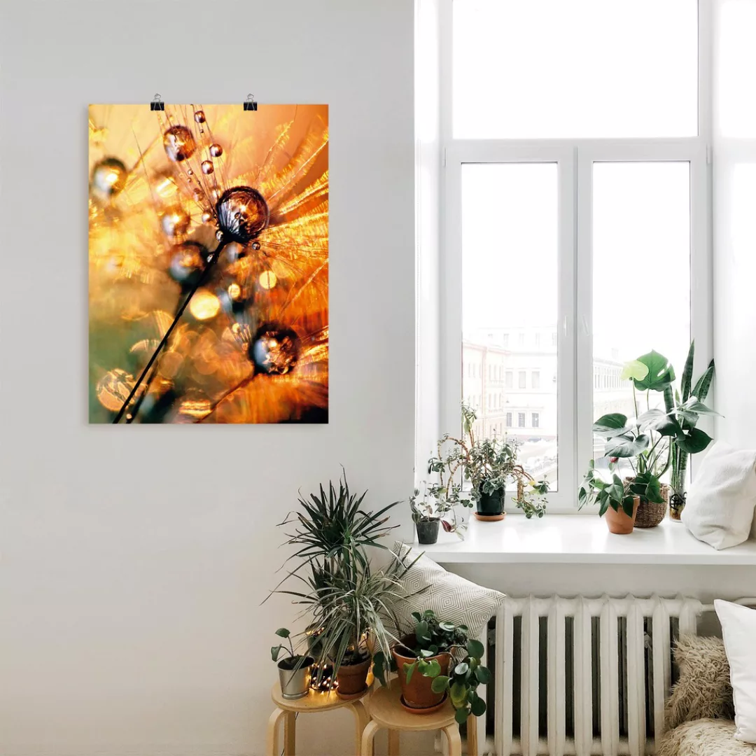 Artland Wandbild »Pusteblume Energy«, Blumen, (1 St.), als Leinwandbild, Po günstig online kaufen