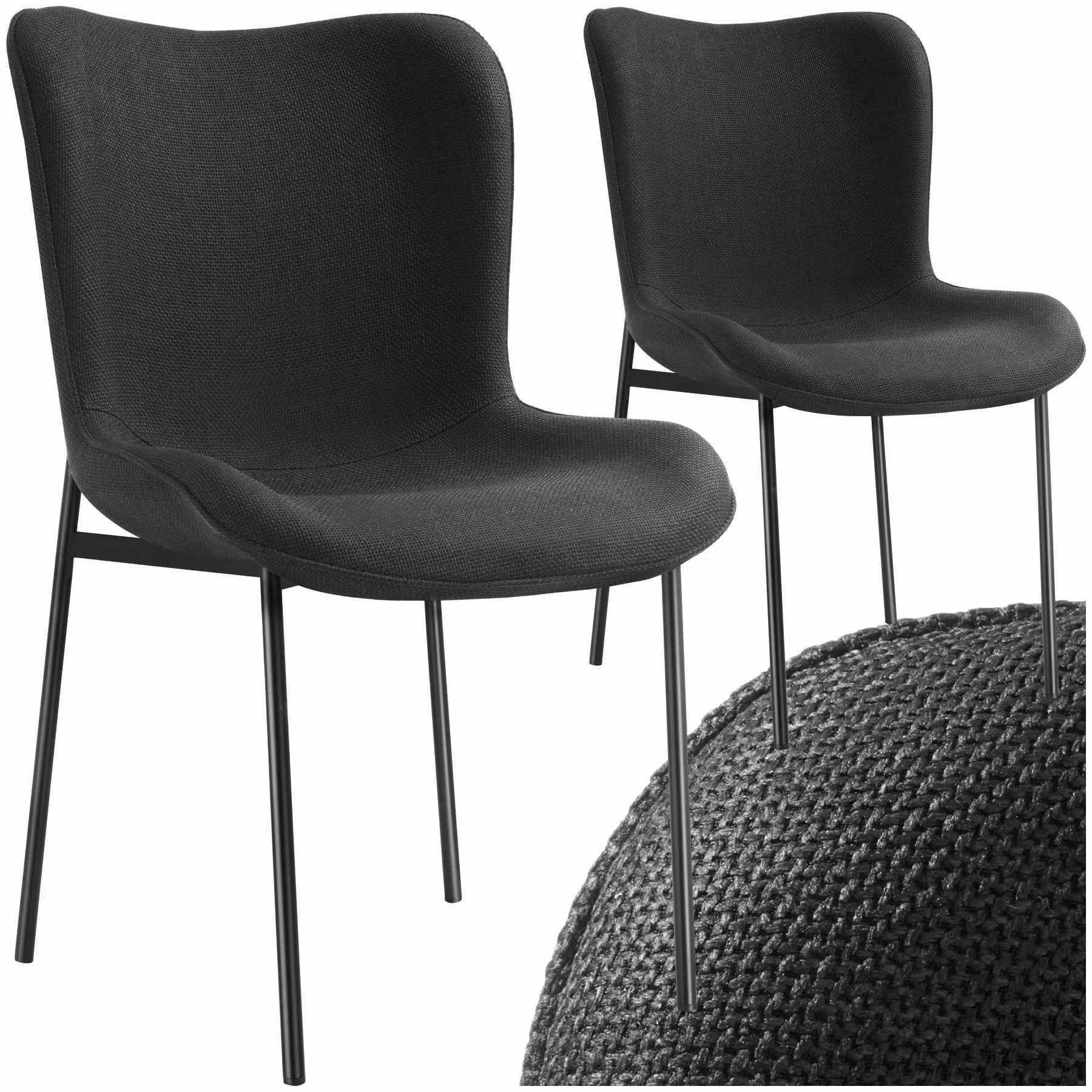 tectake Esszimmerstuhl Polsterstuhl (Set., 2 St), günstig online kaufen