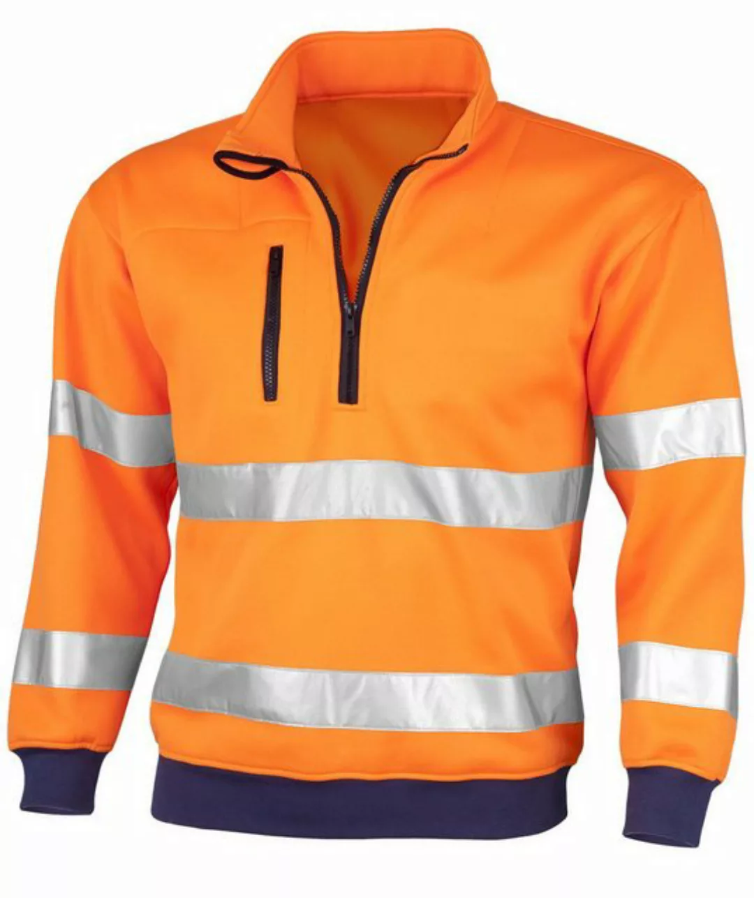 QUALITEX HIGH QUALITY WORKWEAR Sweatshirt signalfarbener Arbeitspullover fü günstig online kaufen